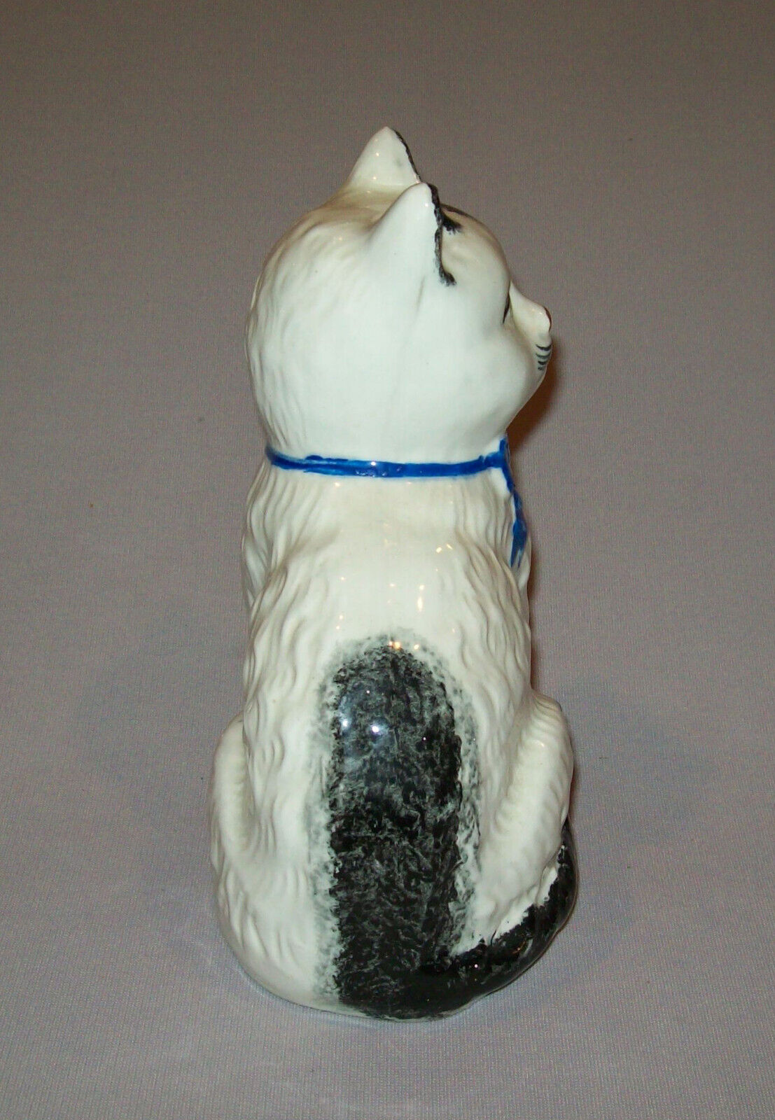Old Antique Vtg 19th C 1800s Pair of Staffordshire Cats 8 Inch Tall Figures