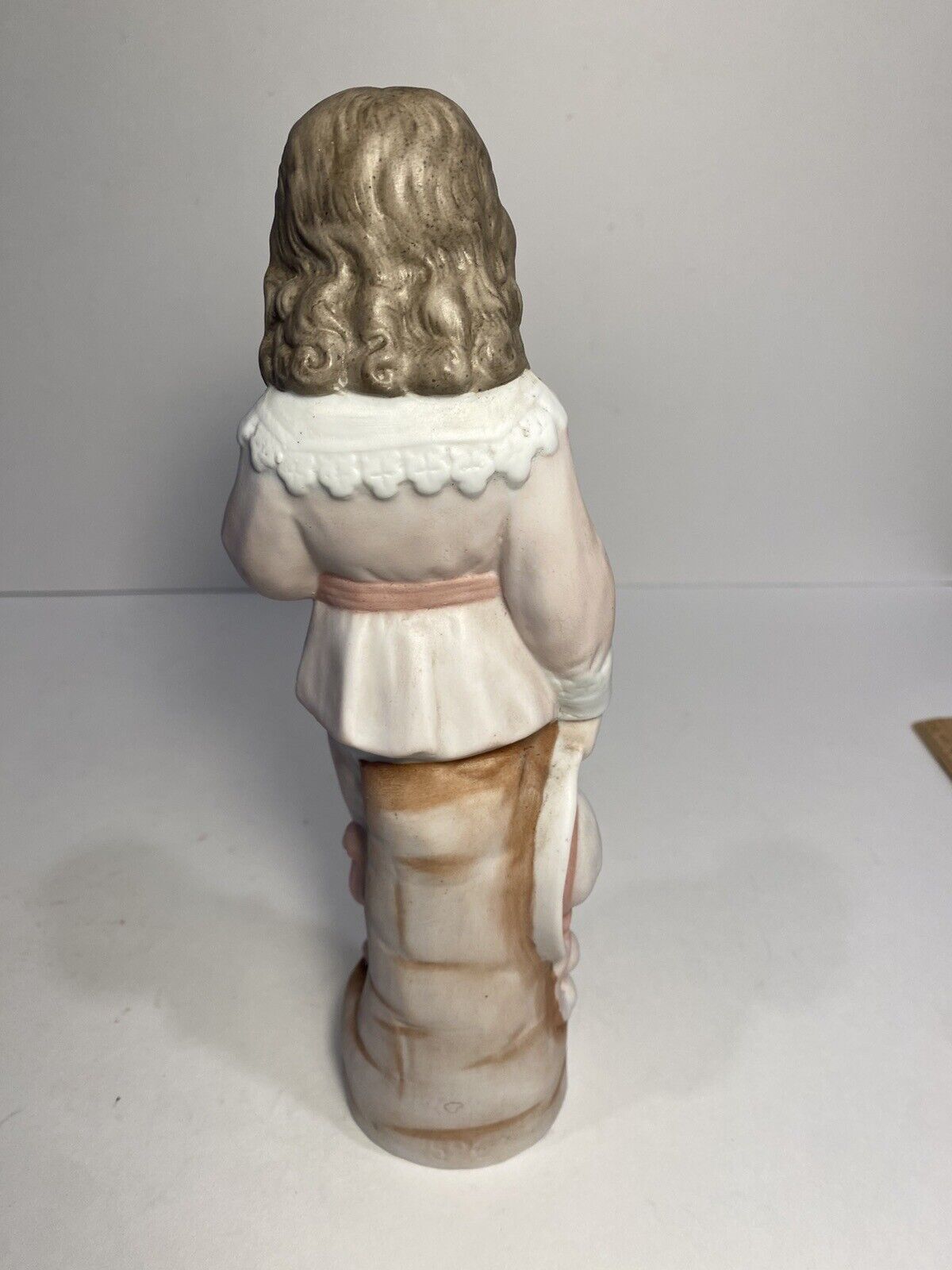 Antique German Bisque Figurine Man With Rose & Hat,  Marked 5264 From 1800s Vtg