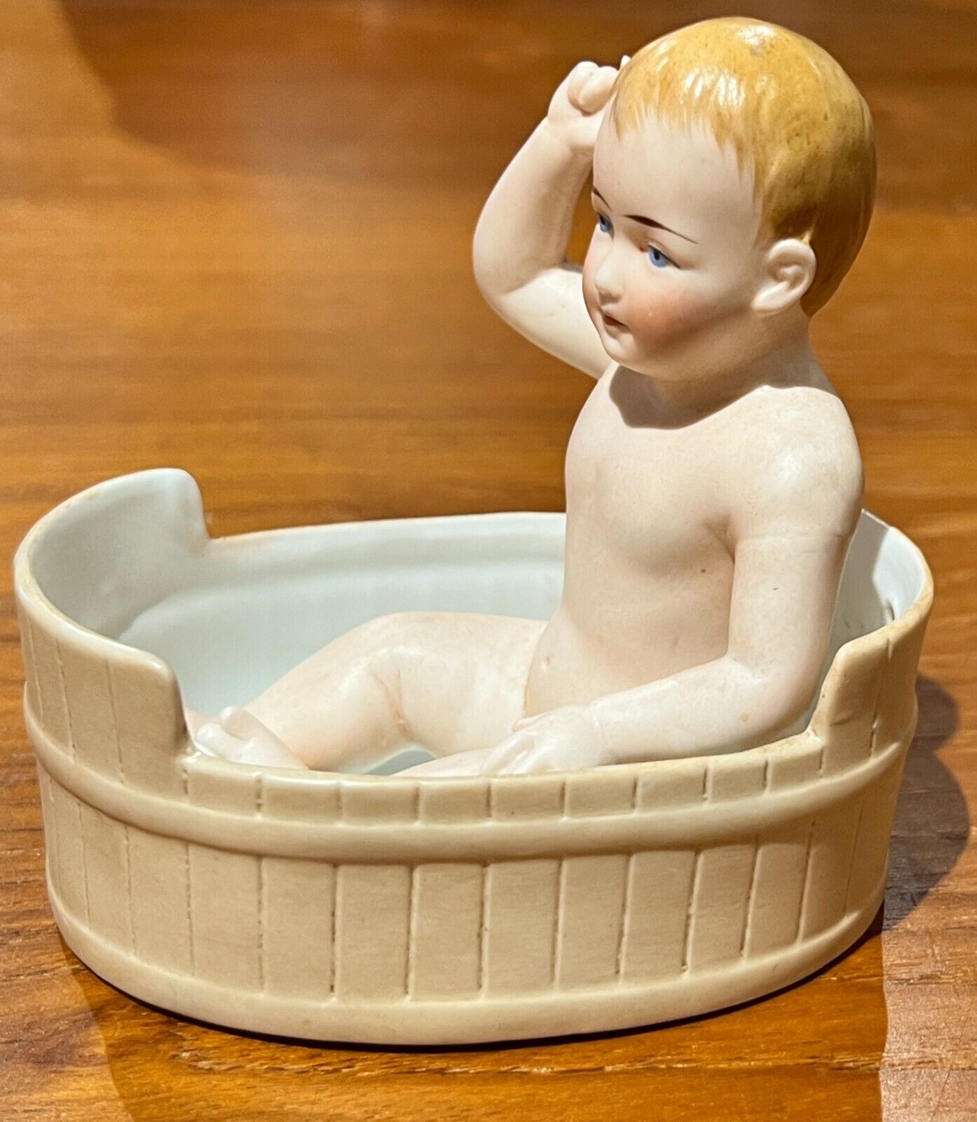 PAIR Antique 1800's Bisque Babies Figurines from Germany