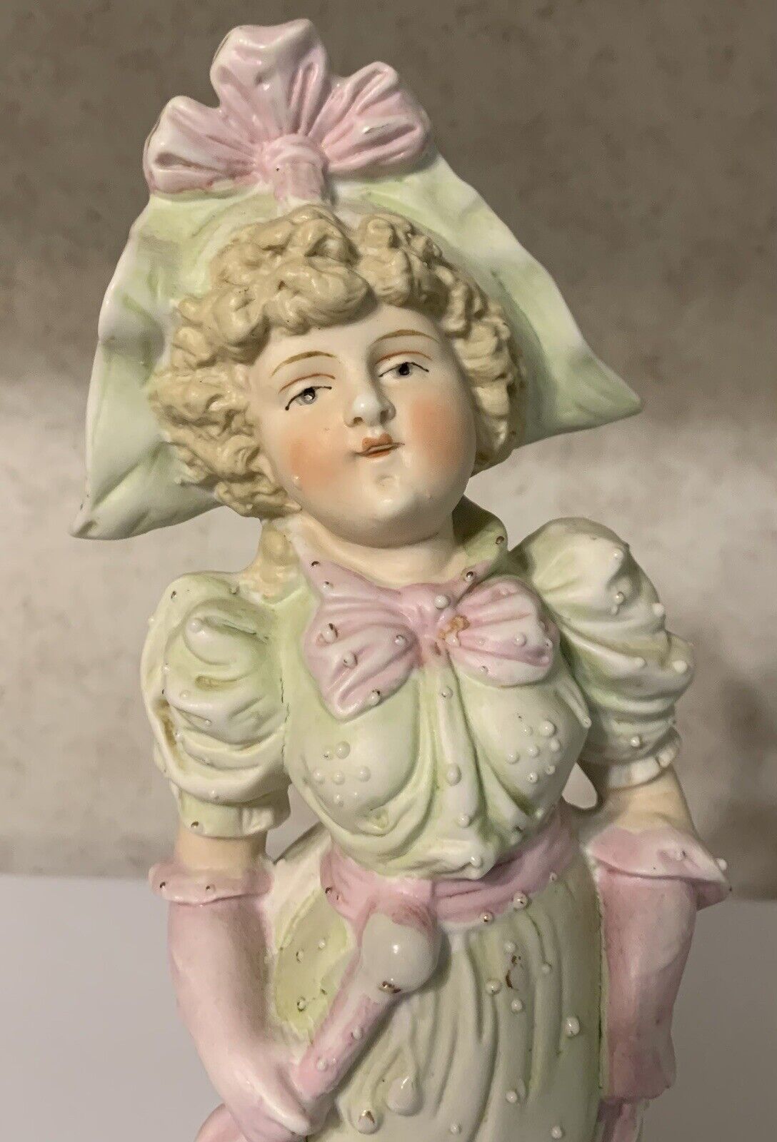 FREE SHIPPING VINTAGE STATUES EXCELLENT COND. MATCHING SET NUMBERED 19TH CENTURY