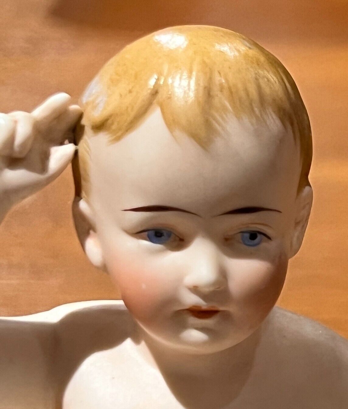 PAIR Antique 1800's Bisque Babies Figurines from Germany