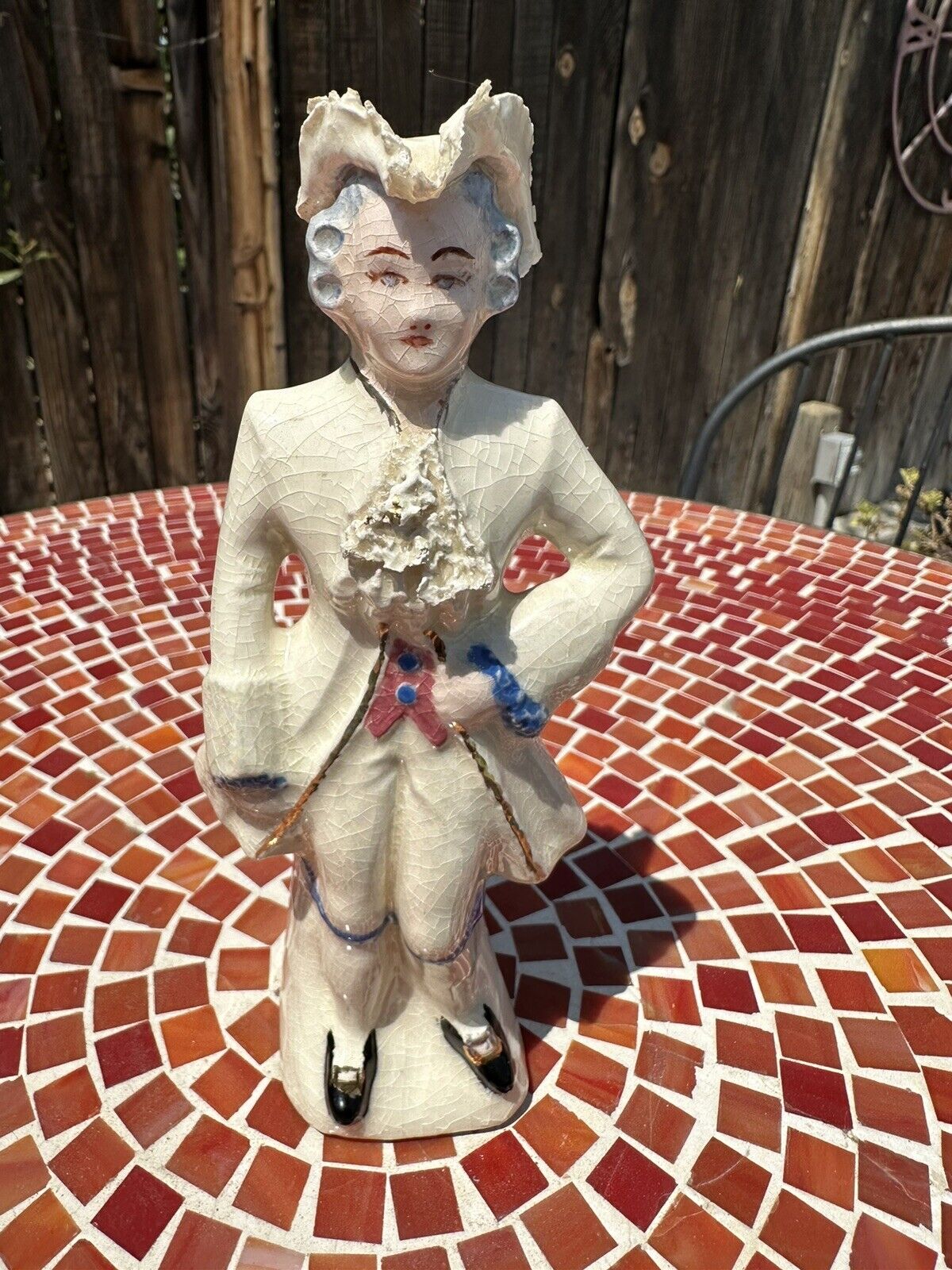 Rare Antique Staffordshire Victorian Figurine. 1800’s . 7.5”
