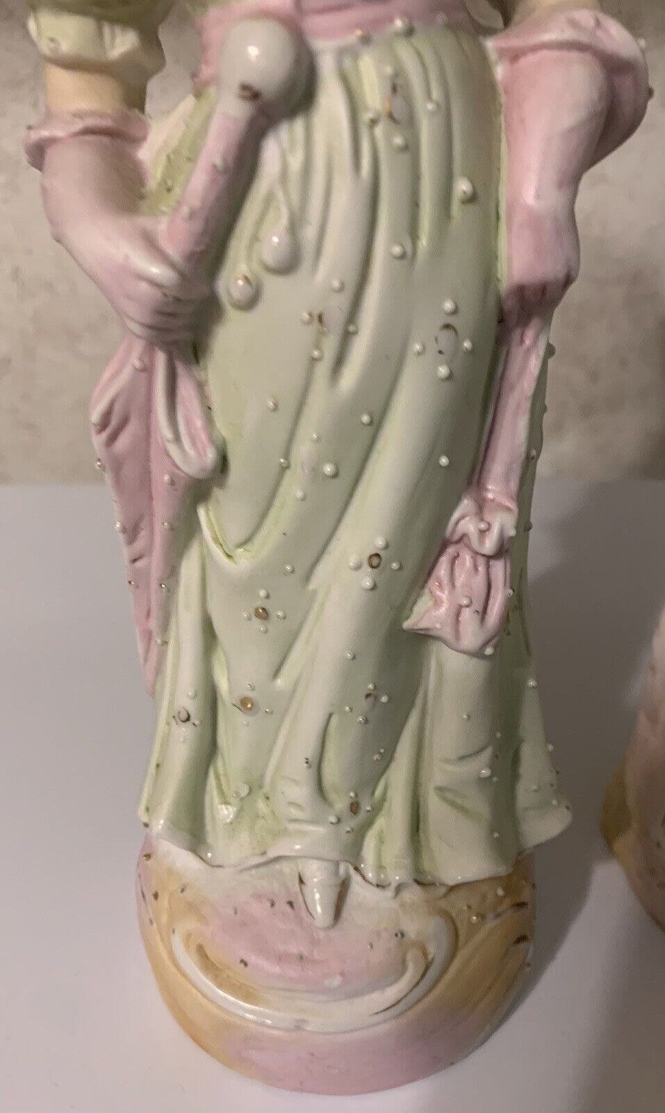 FREE SHIPPING VINTAGE STATUES EXCELLENT COND. MATCHING SET NUMBERED 19TH CENTURY