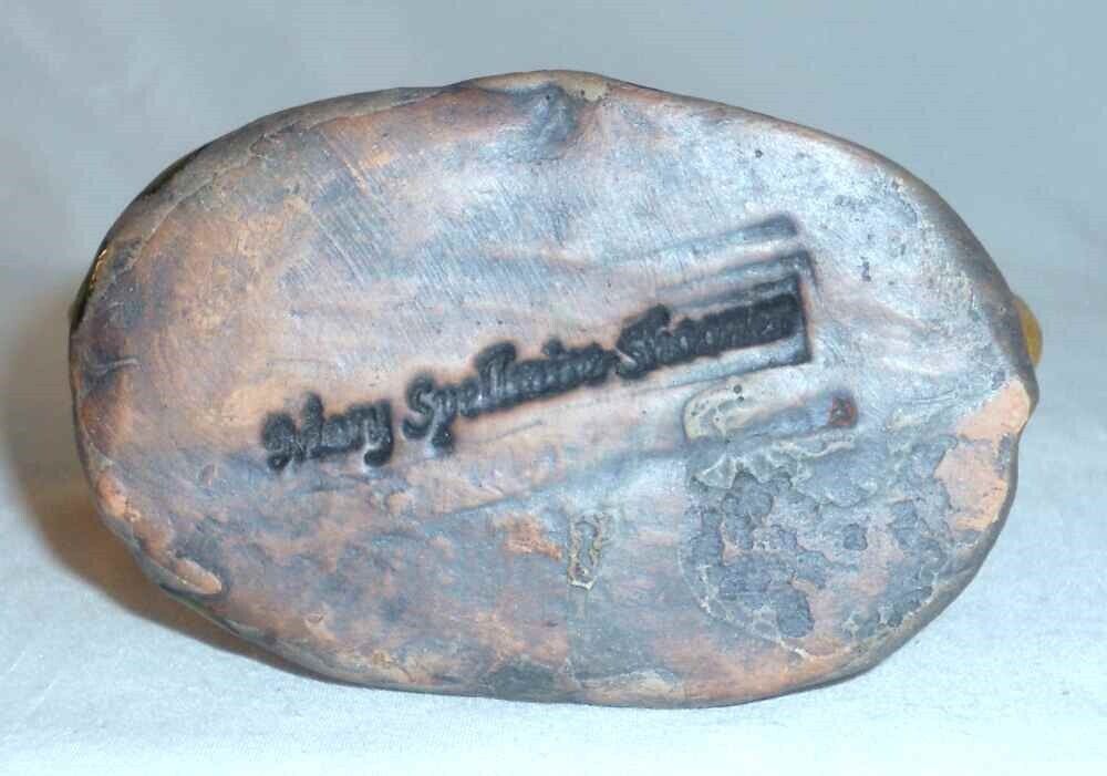 Shooner Contemporary Redware Glazed Child's Toy Folk Art Cow Standing Figurine