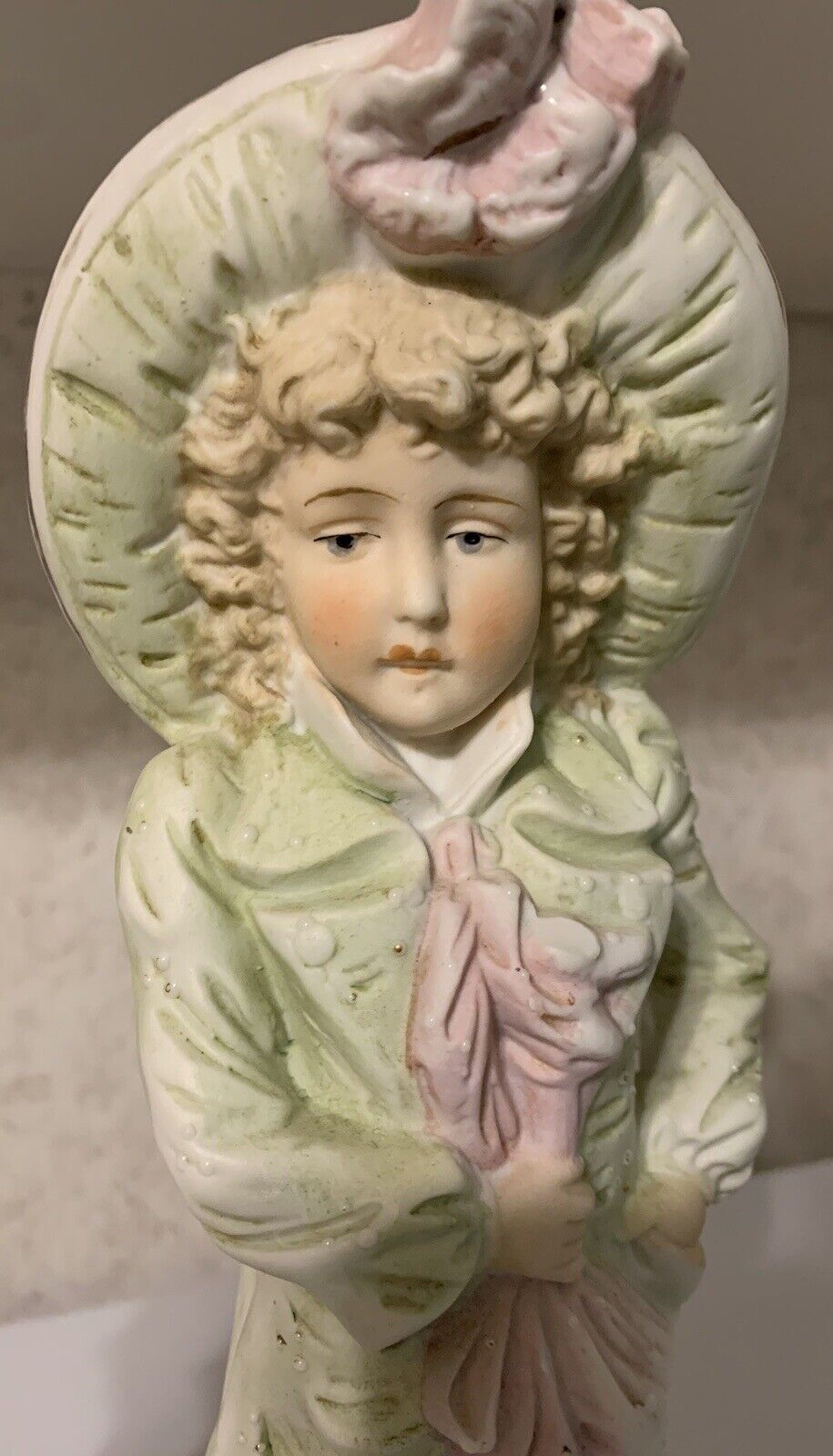 FREE SHIPPING VINTAGE STATUES EXCELLENT COND. MATCHING SET NUMBERED 19TH CENTURY
