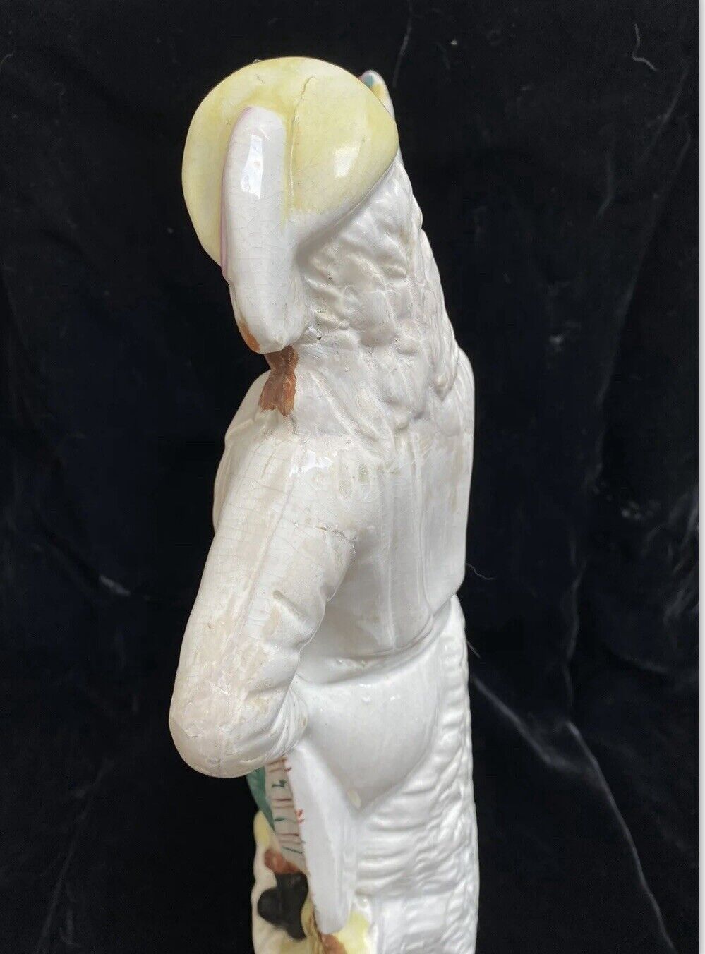 Staffordshire Mid 1800’s Huge Figurine Couple Doorstop