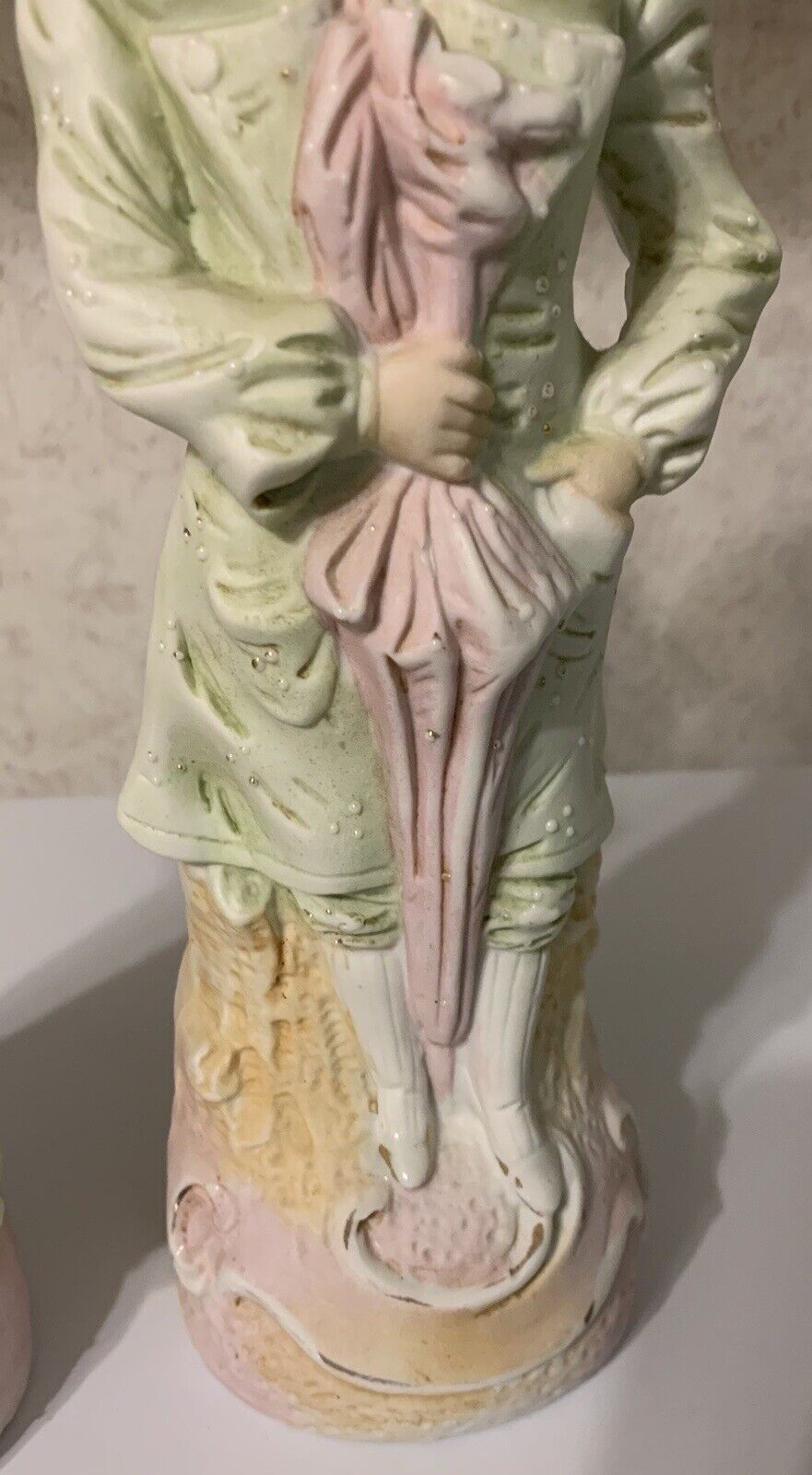 FREE SHIPPING VINTAGE STATUES EXCELLENT COND. MATCHING SET NUMBERED 19TH CENTURY