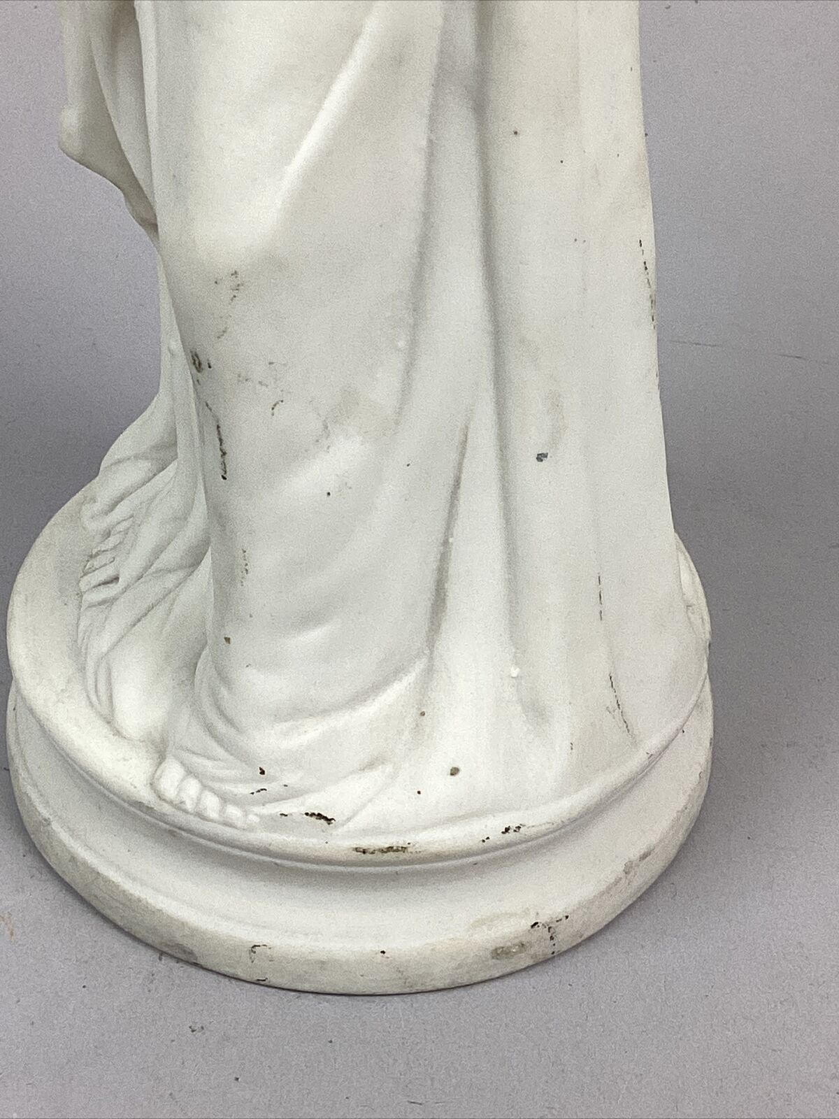 Antique 1800’s Parian Porcelain Figurine - Woman Of Autumn - 11”H