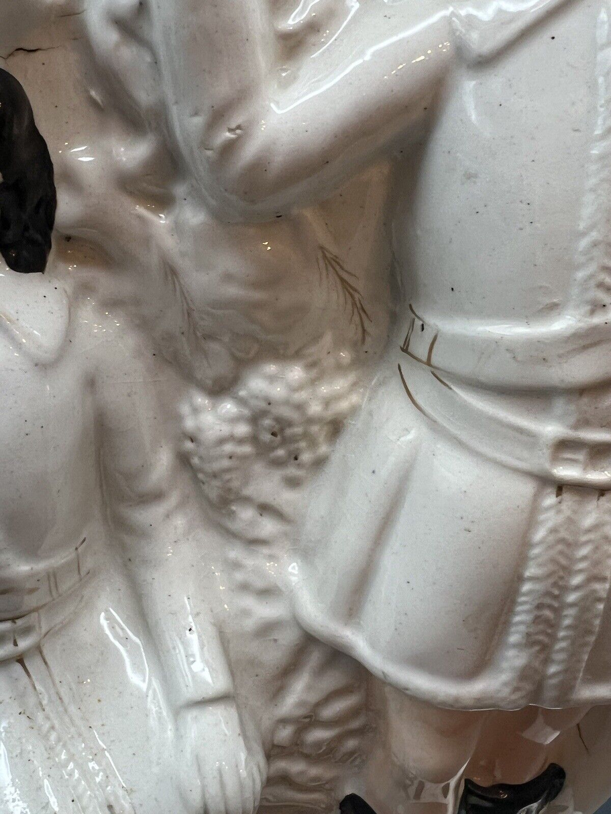 Staffordshire 1800s 19th Century Robinhood Flatback Spill Vase Figurine Statue