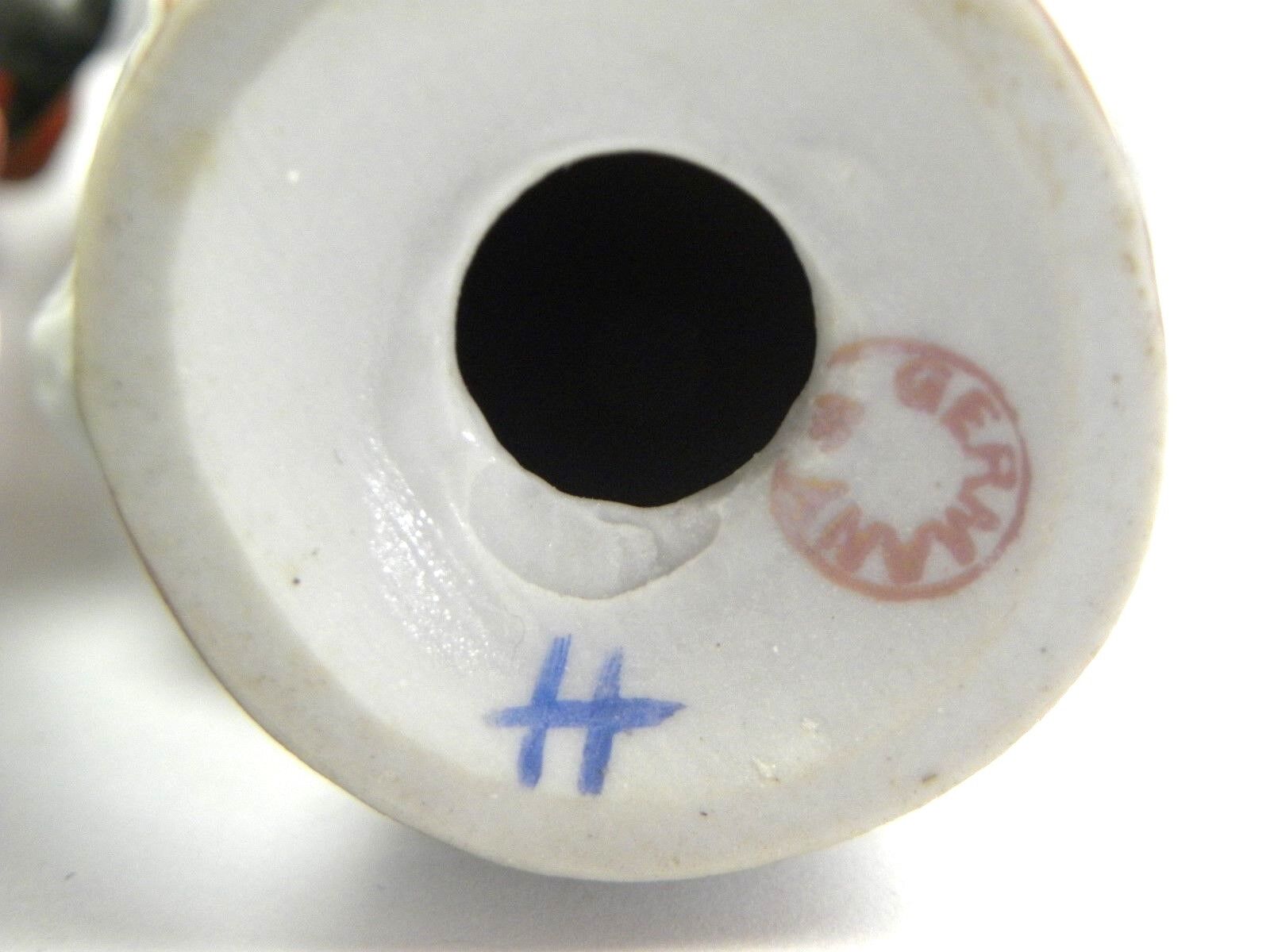 Antique Porcelain Figurines Germany Anspach 1700's 18 C Pair Germany