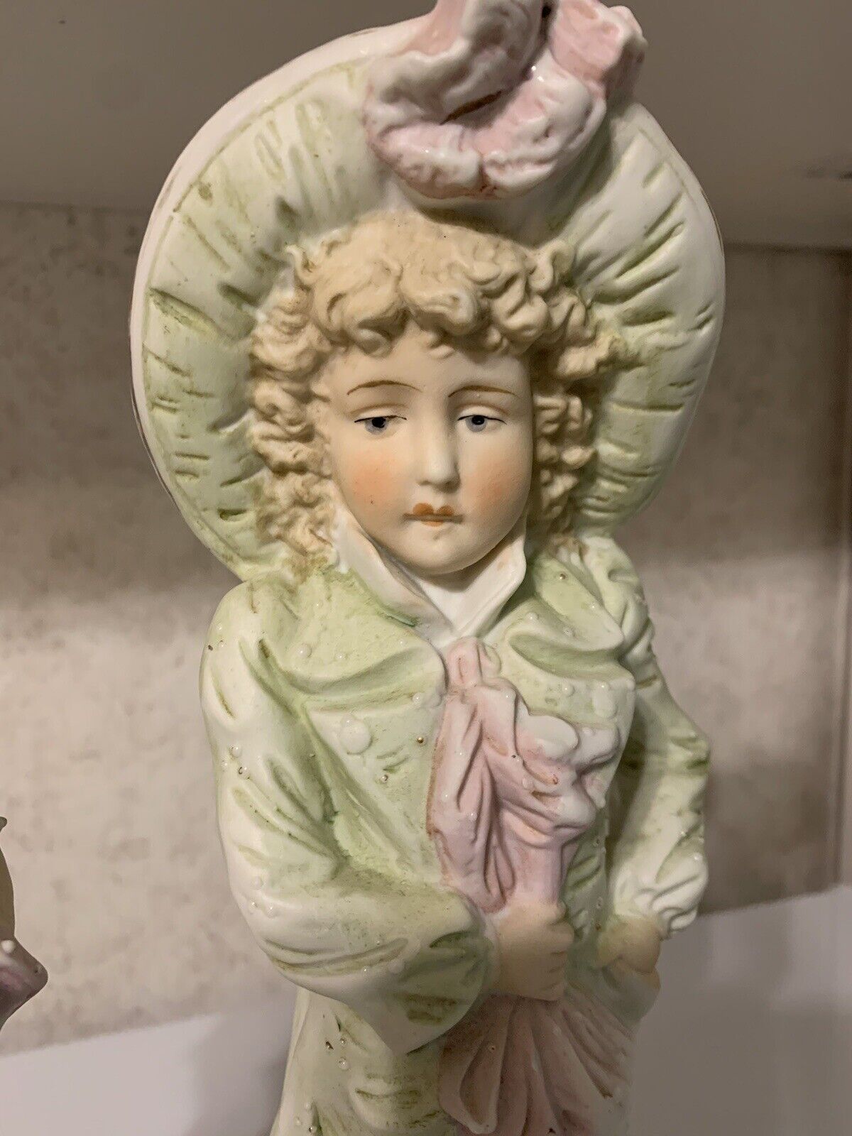 FREE SHIPPING VINTAGE STATUES EXCELLENT COND. MATCHING SET NUMBERED 19TH CENTURY