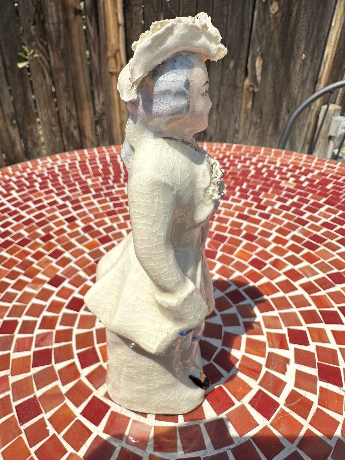 Rare Antique Staffordshire Victorian Figurine. 1800’s . 7.5”