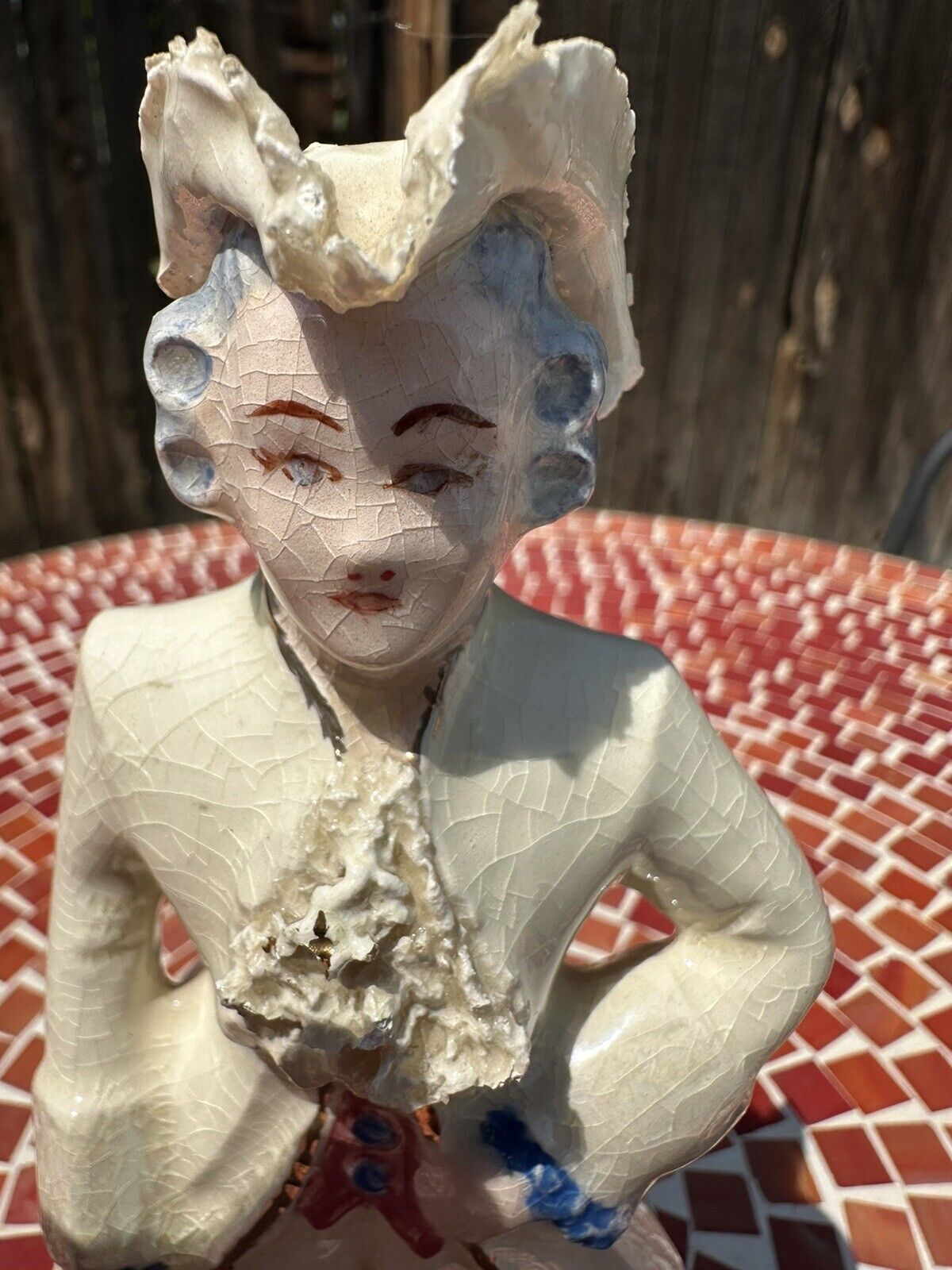 Rare Antique Staffordshire Victorian Figurine. 1800’s . 7.5”