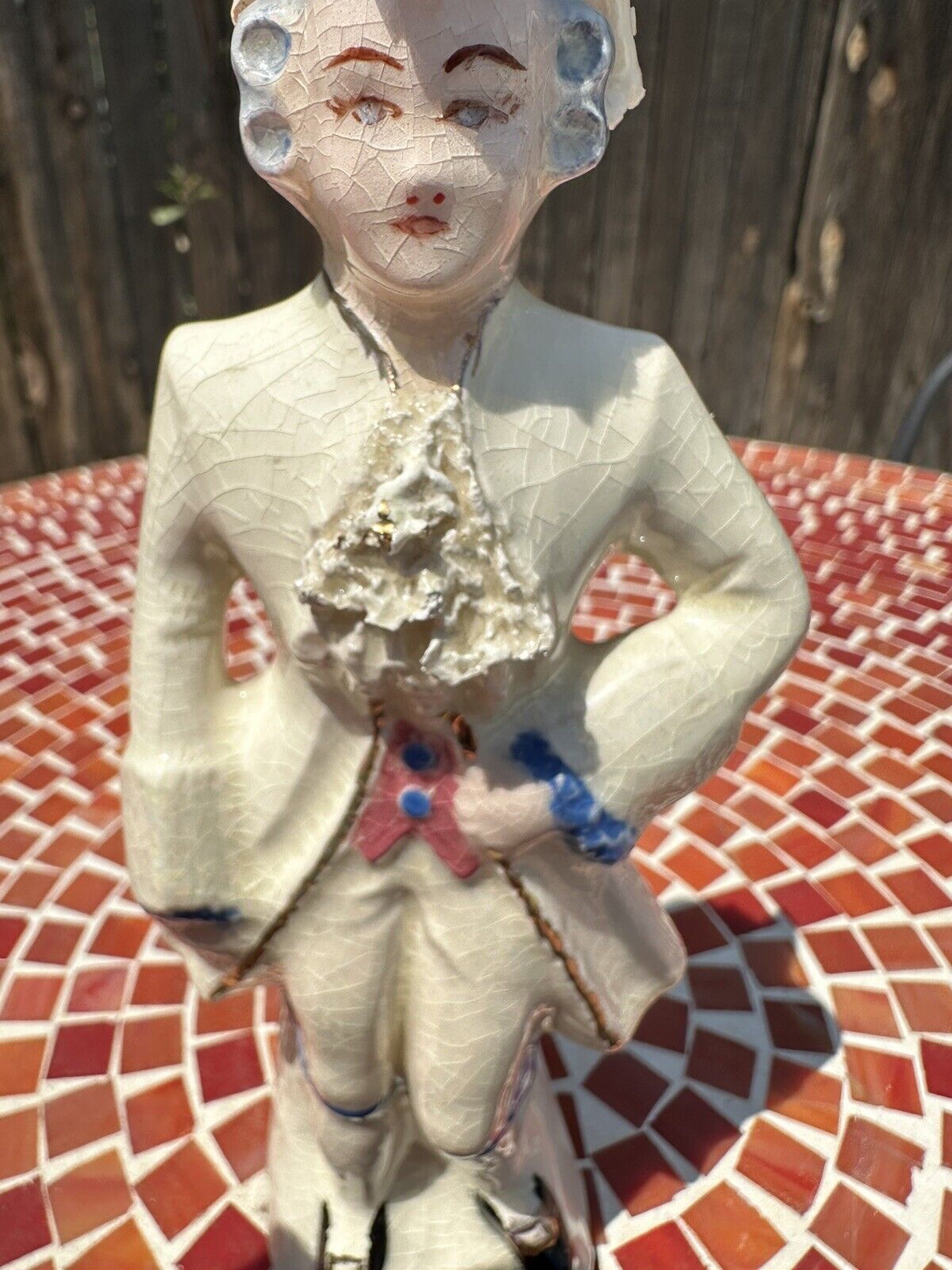Rare Antique Staffordshire Victorian Figurine. 1800’s . 7.5”