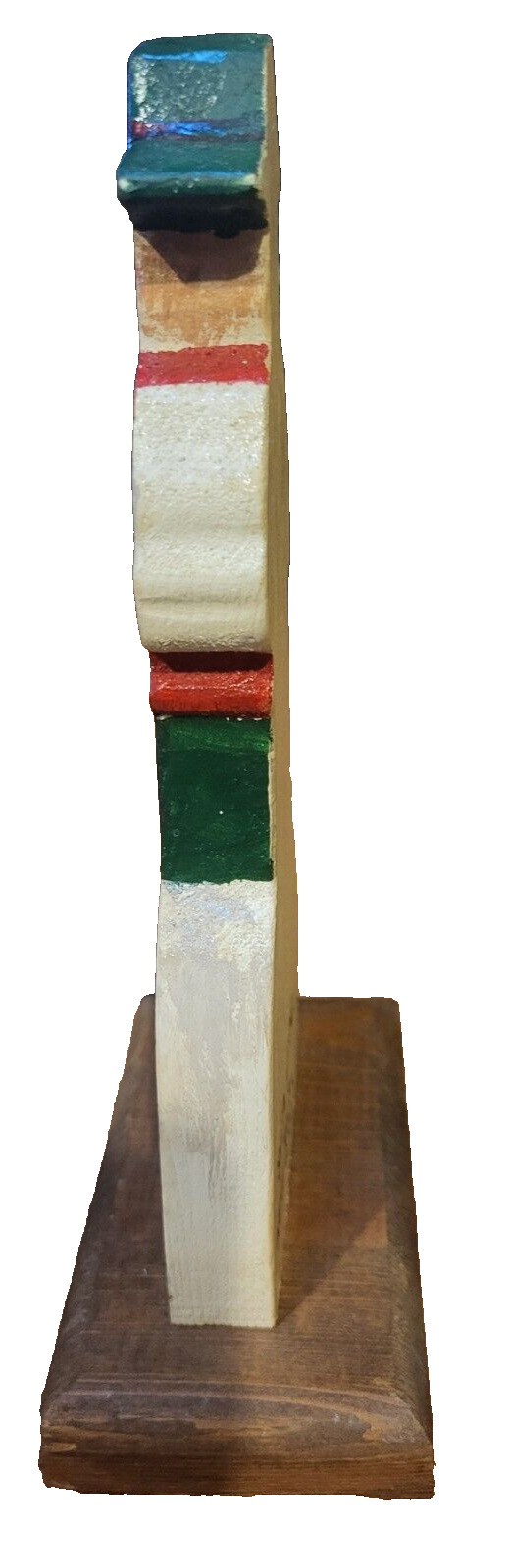 Vtg Carved Wood Hand Painted 1700s Santa  of old new york Christmas Decor