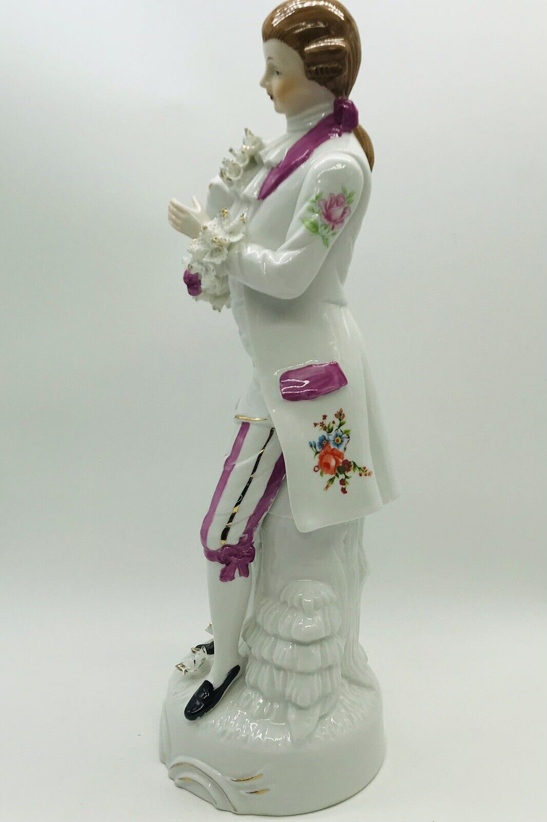 Antique Victorian Porcelain Figurine  Hand Painted