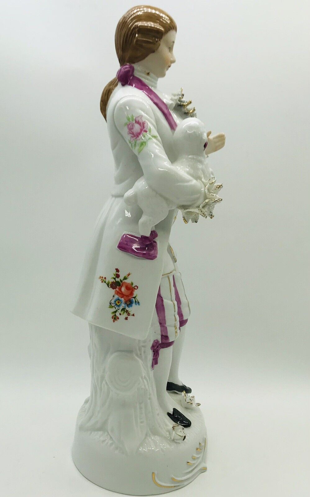 Antique Victorian Porcelain Figurine  Hand Painted