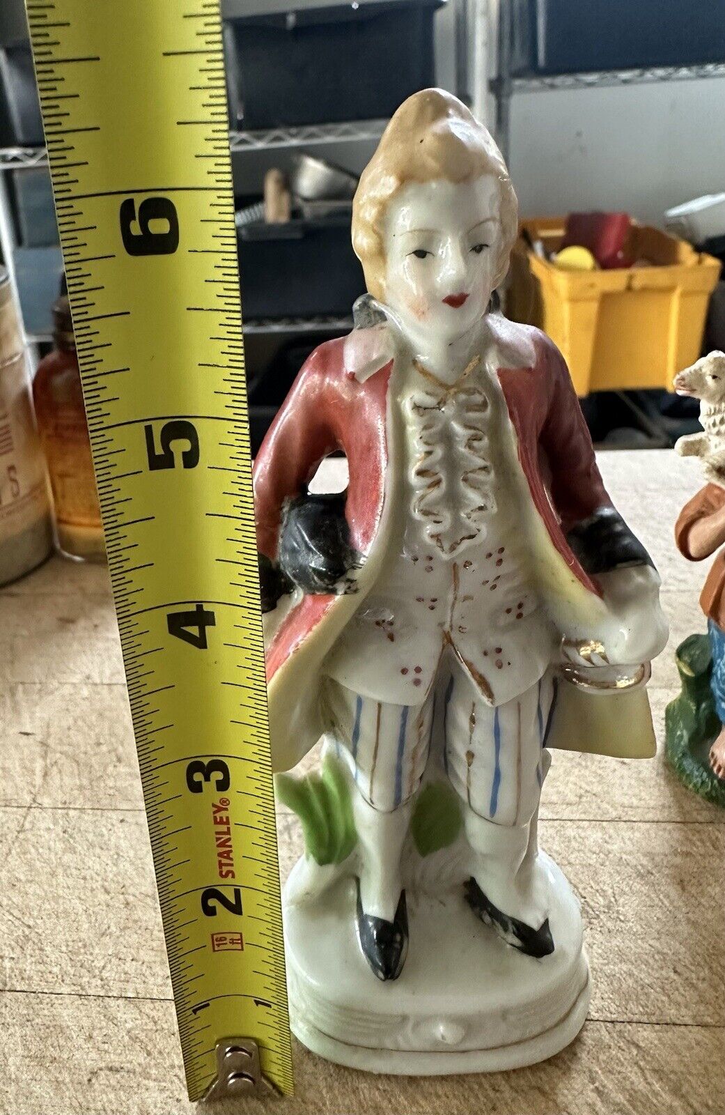 Occupied Japana 1700's Colonial Man  Figurine (1945?)