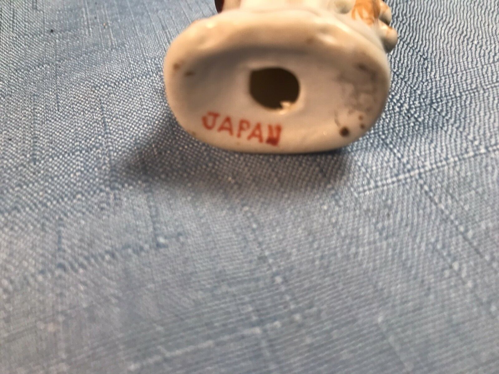 Small 3 1/2" 1700s Period Porcelain Figurine made in Japan