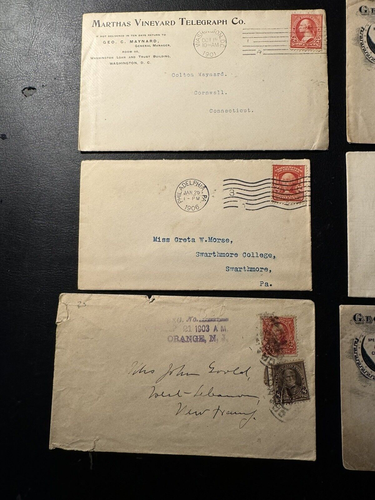 US Postal History, 6 Covers From The 1900’s
