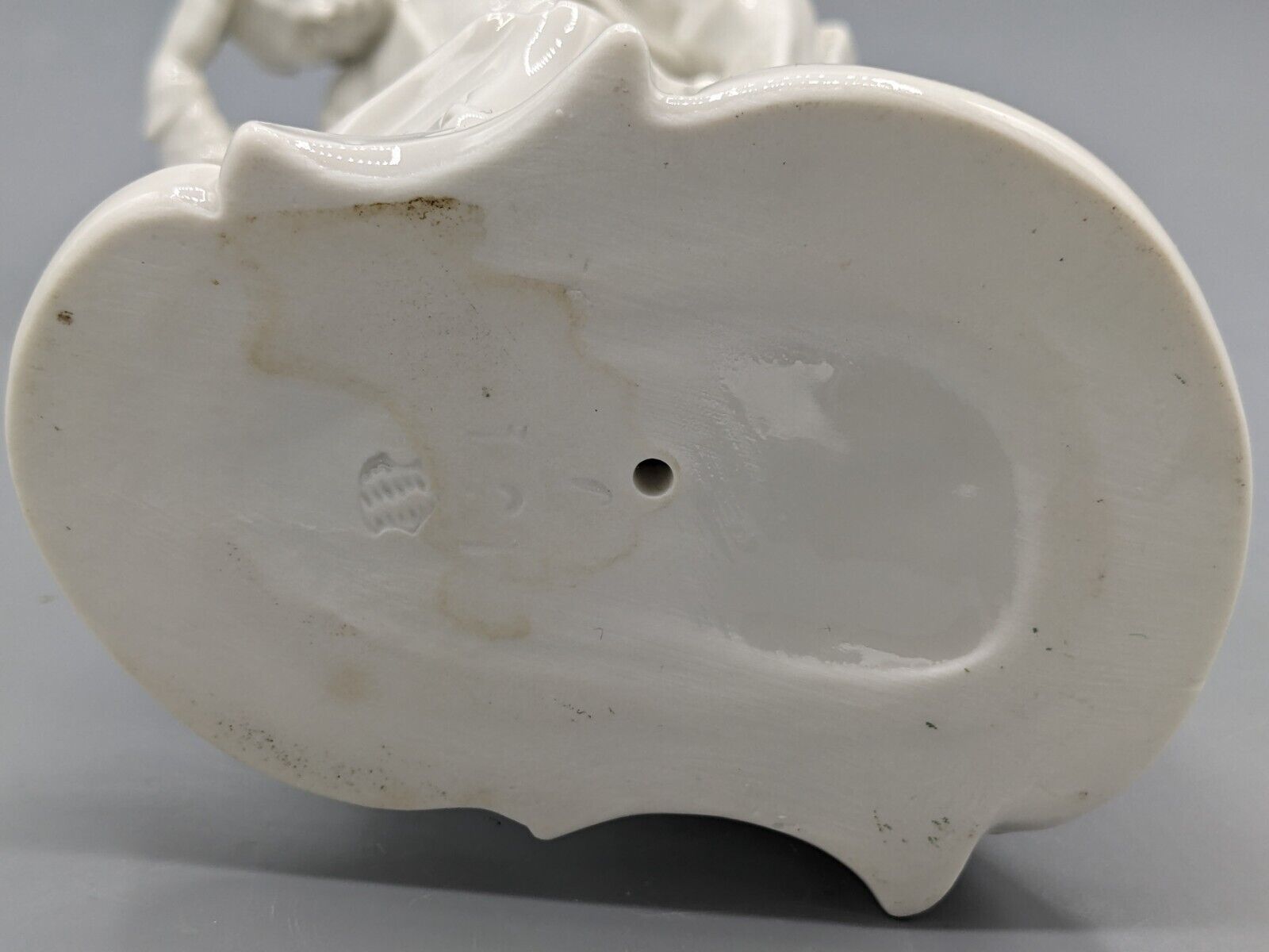 1700s Antique Nymphenburg Blanc de Chine Monk Porcelain Figurine by Bustelli 6"