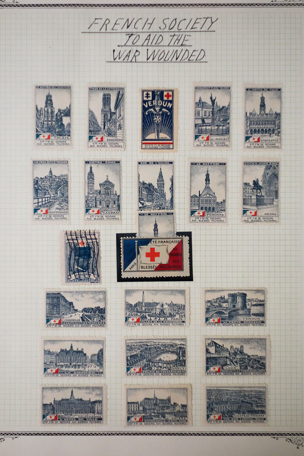 France 1900's War Aid Stamps