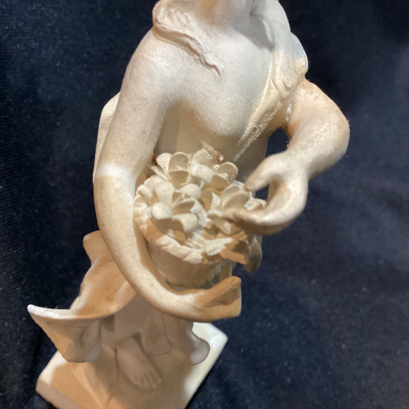 Fine Antique French Sevres Bisque Porcelain Figurine Spring Girl Allegory 1700s?