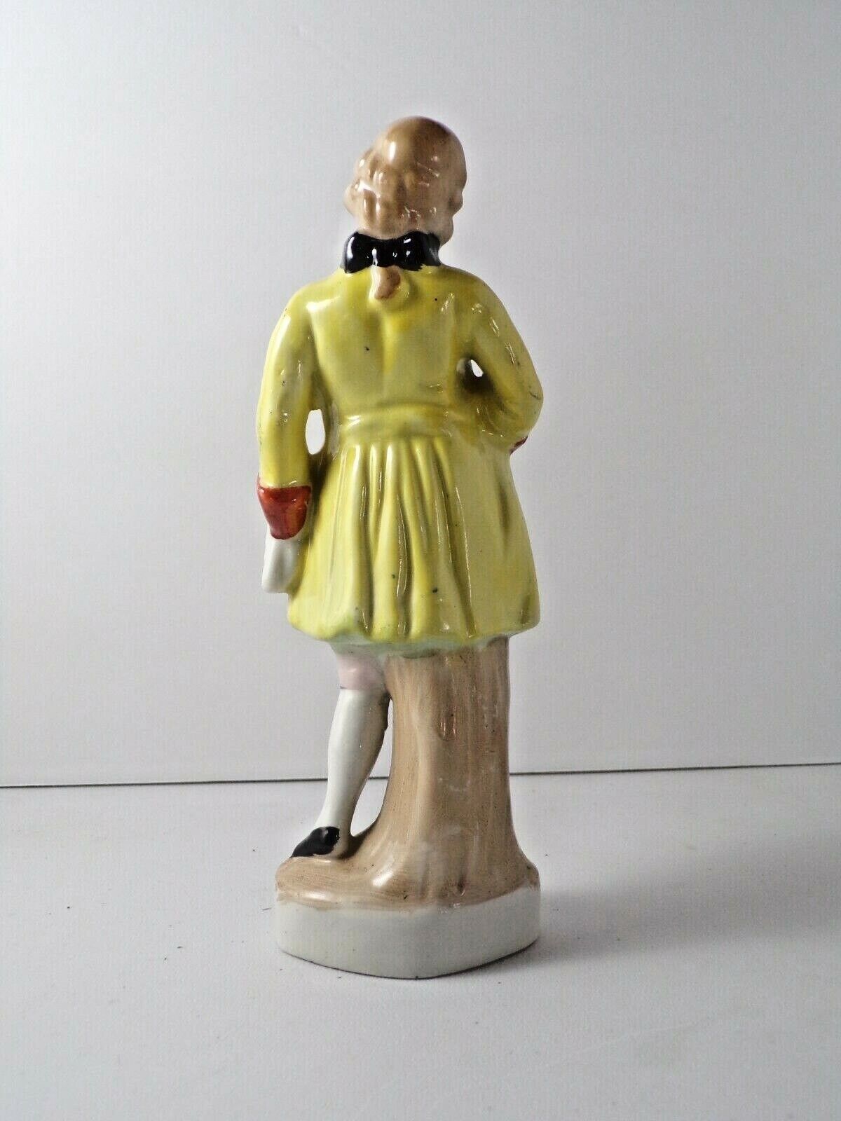 Vintage Hand Painted 1700s Style Debonair Gentleman Figurine, Japan