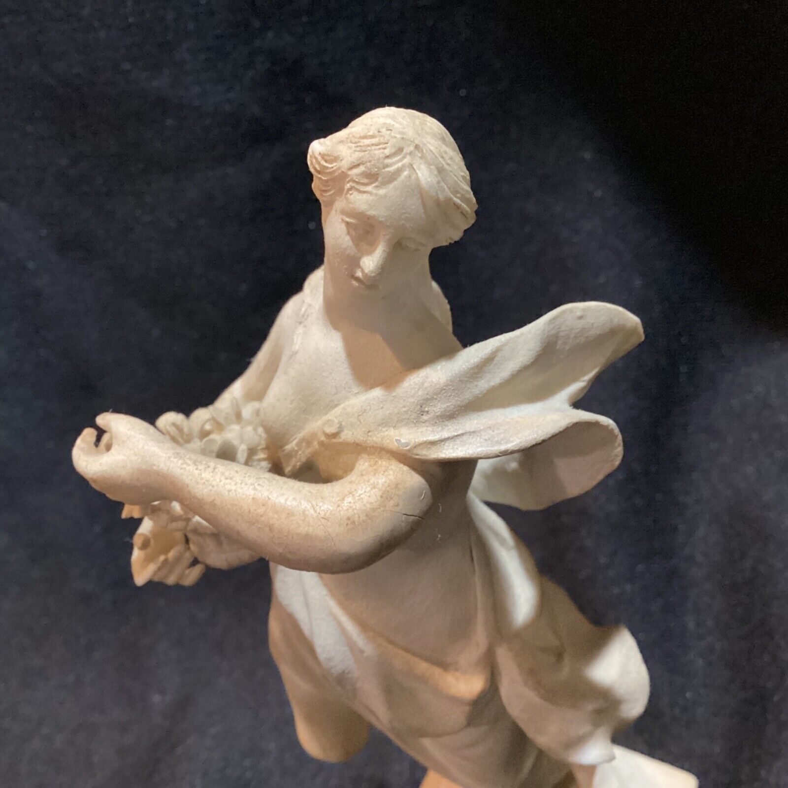 Fine Antique French Sevres Bisque Porcelain Figurine Spring Girl Allegory 1700s?