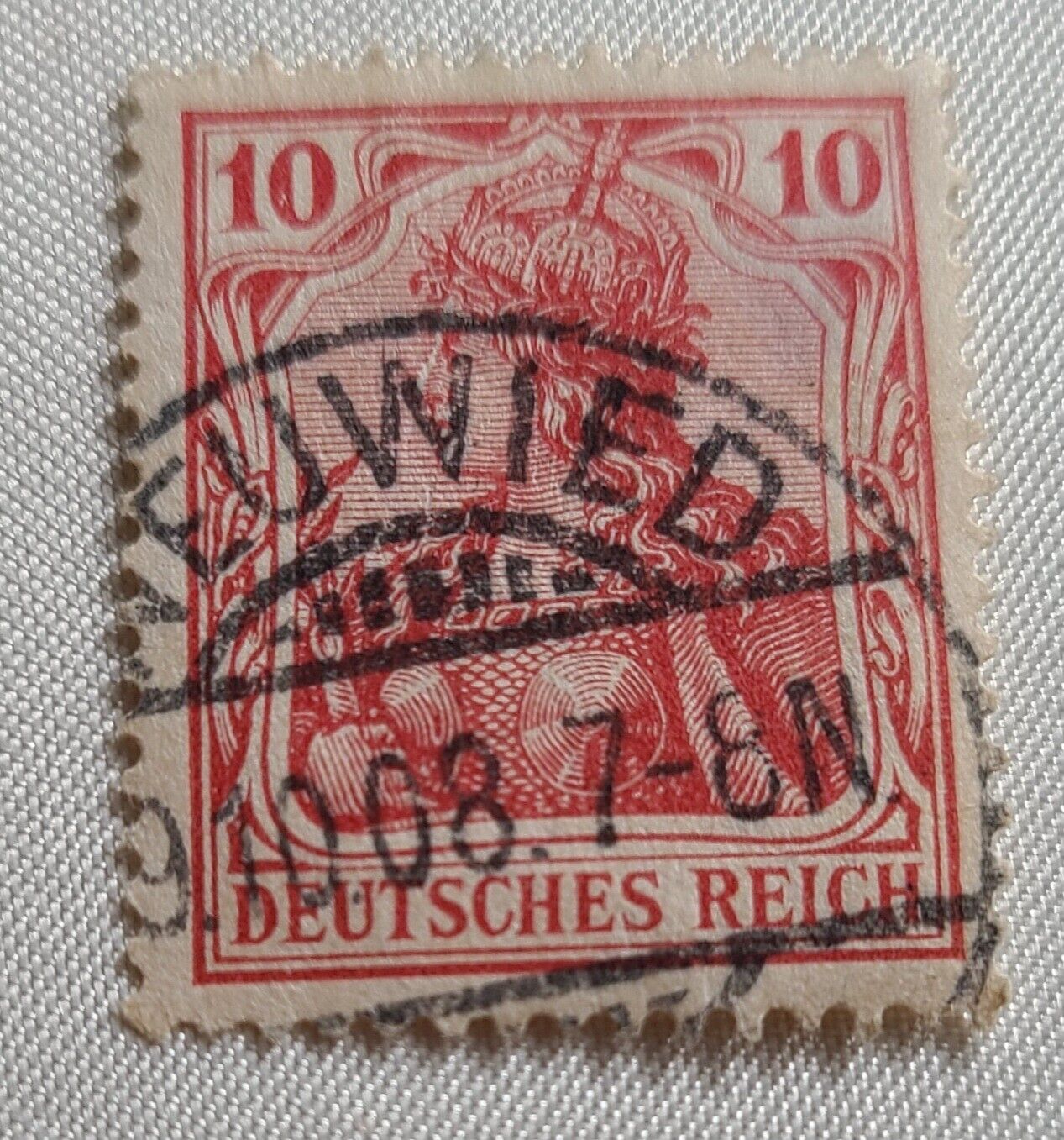 RARE Collectible 1900's Deutsches Reich (Germany) Stamps  5pf-10pf Pair