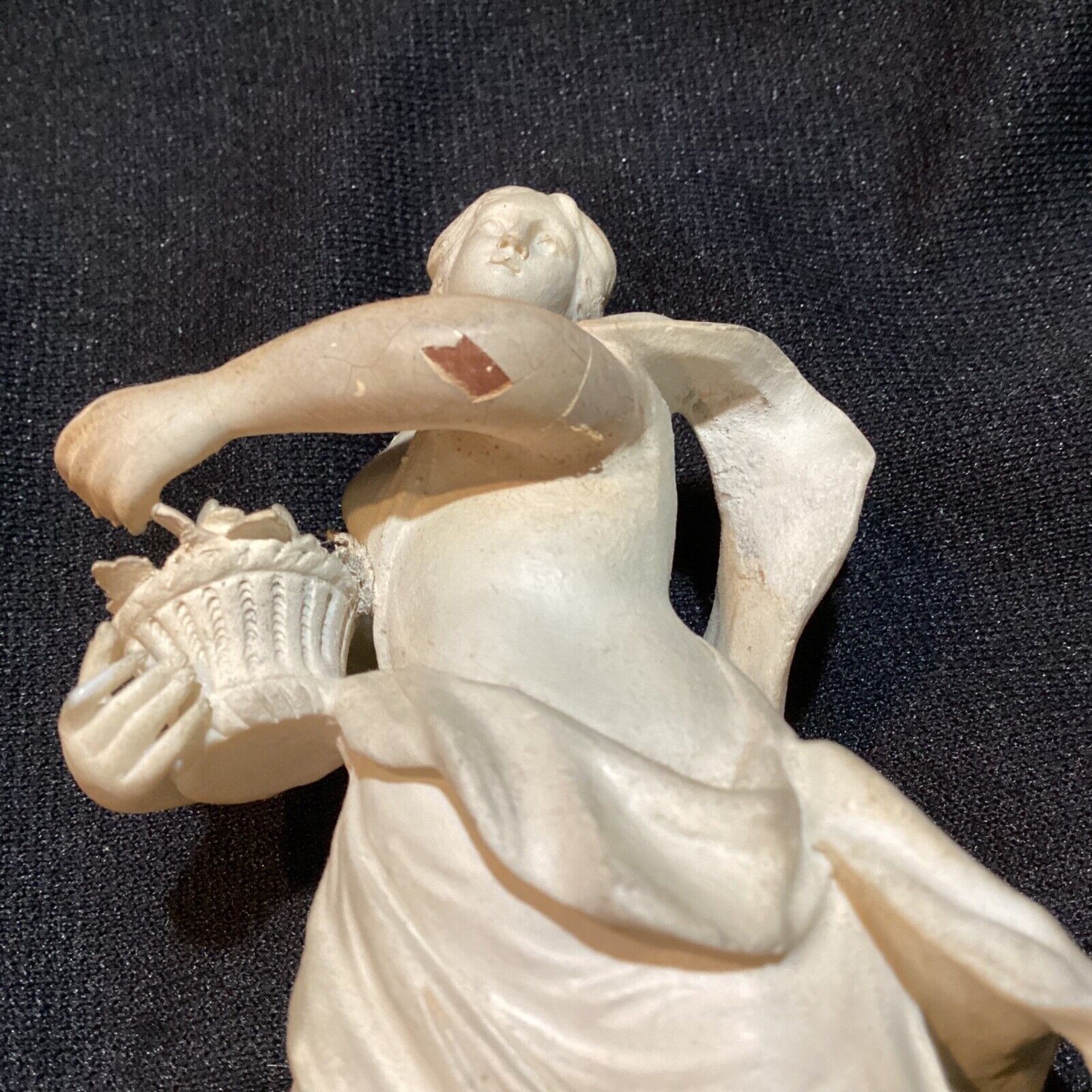 Fine Antique French Sevres Bisque Porcelain Figurine Spring Girl Allegory 1700s?