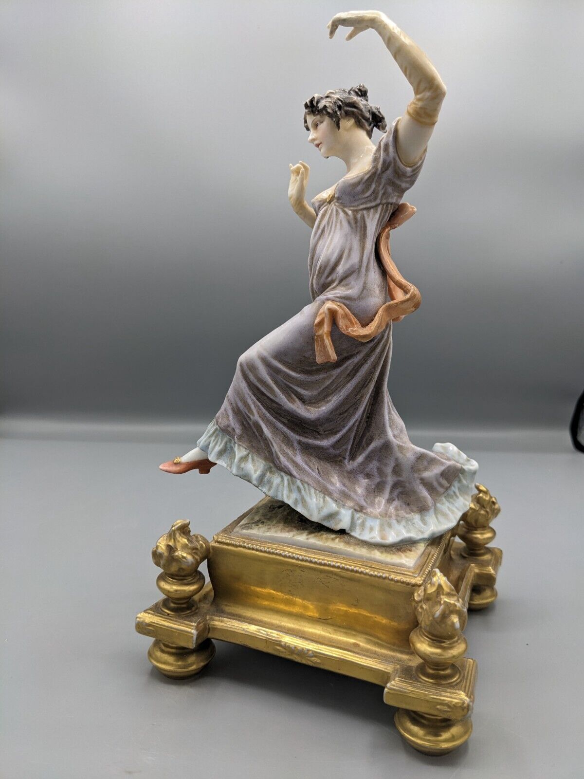 1700s Antique St Petersburg Catherine Porcelain Figurine "Natalie" Rare Marked