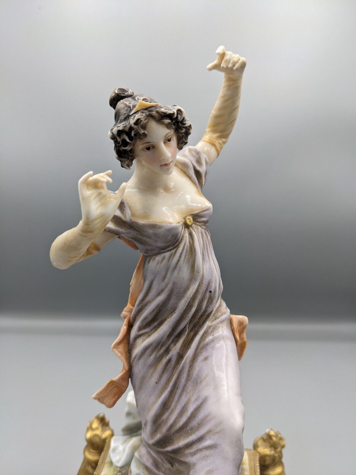 1700s Antique St Petersburg Catherine Porcelain Figurine "Natalie" Rare Marked