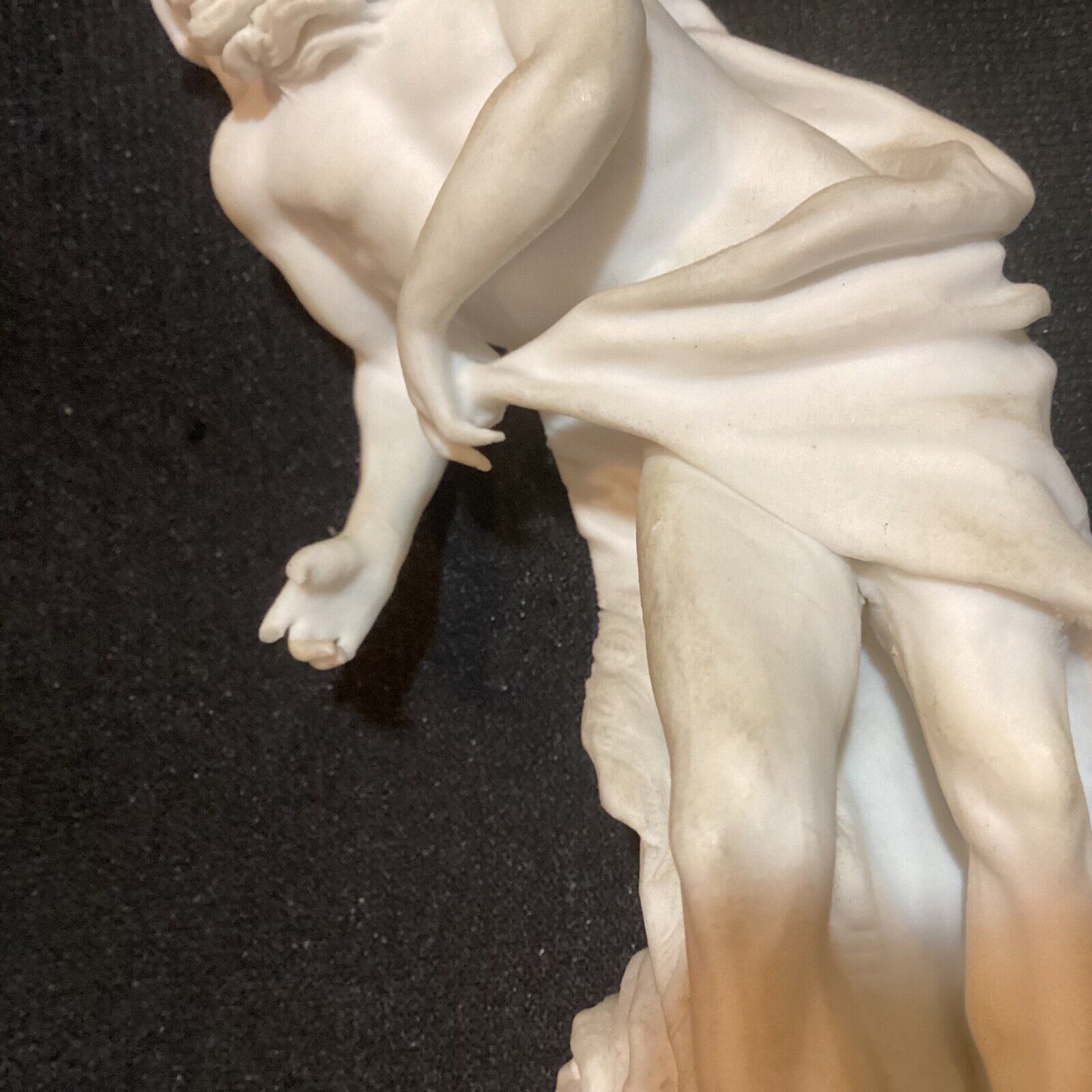 Fine Antique French Sevres Bisque Porcelain Figurine Winter Man Allegory 1700s?