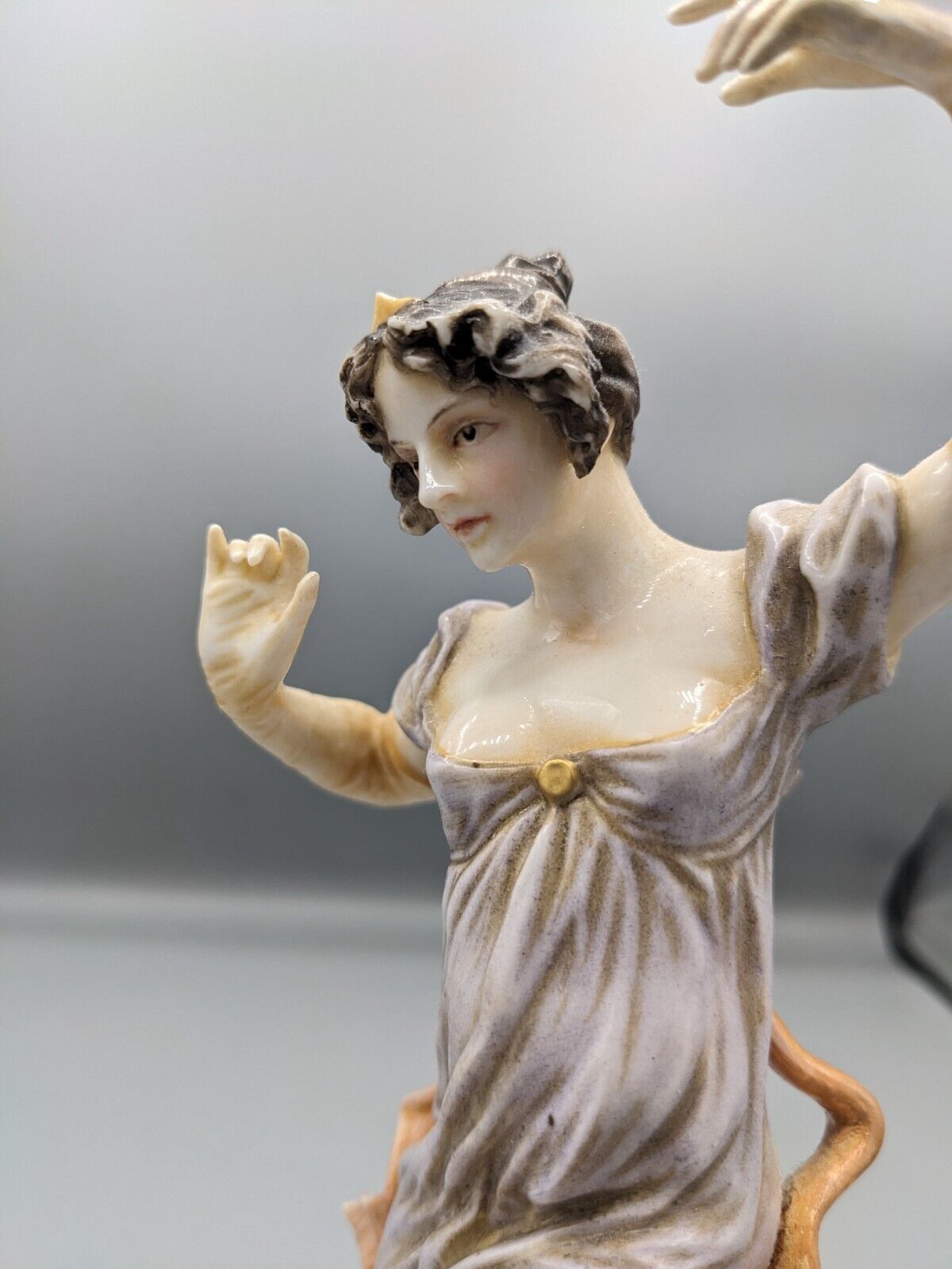 1700s Antique St Petersburg Catherine Porcelain Figurine "Natalie" Rare Marked