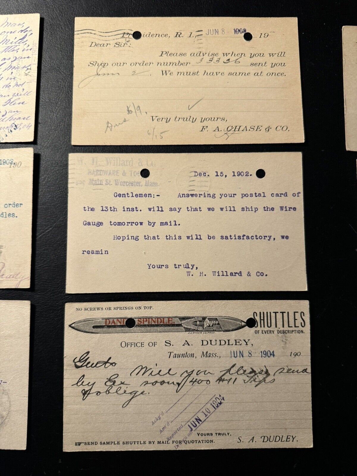 US Postal History, 9 Postal Stationary Cards From The 1900’s