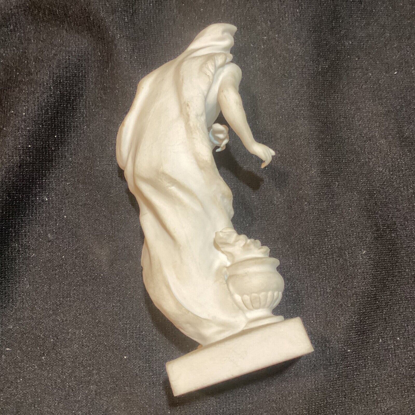 Fine Antique French Sevres Bisque Porcelain Figurine Winter Man Allegory 1700s?