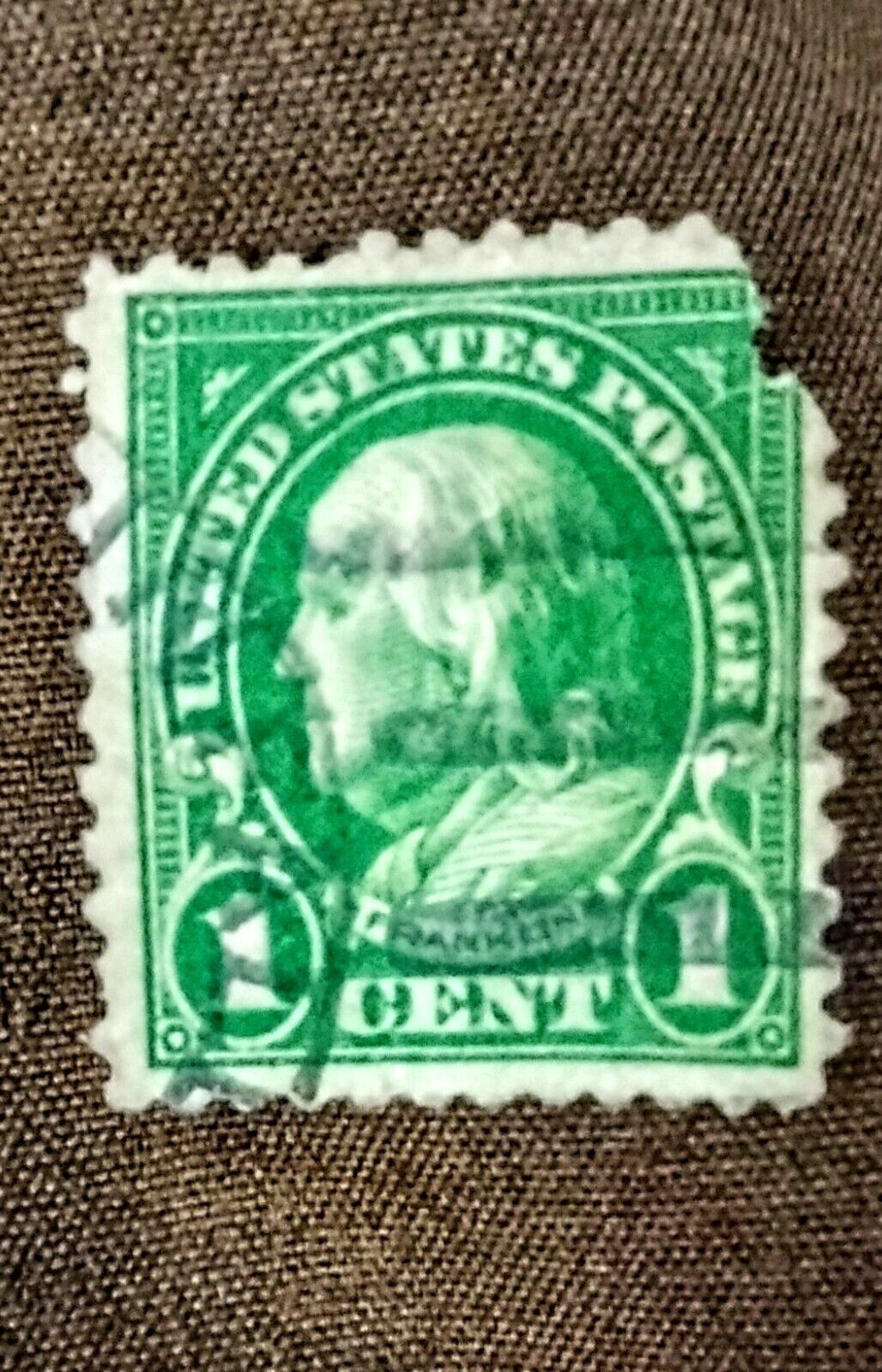 RARE 1900s Benjamin Franklin 1 Cent Stamp