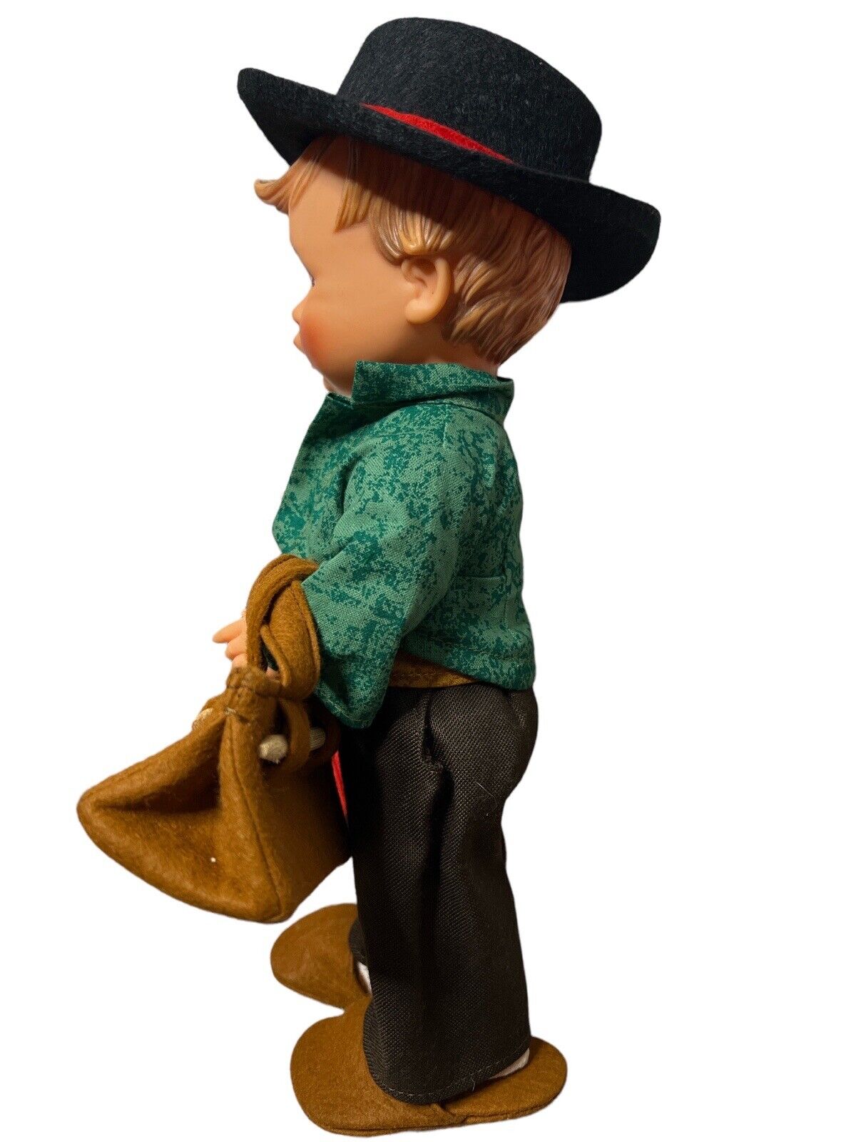 Goebel Hummel Doll Vinyl 1700 Wanderbub Merry Wanderer  12” Boy In Original Pack