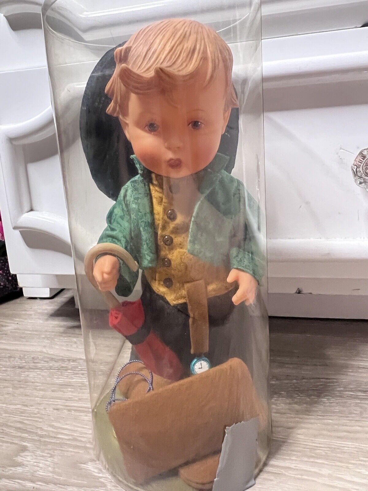 Goebel Hummel Doll Vinyl 1700 Wanderbub Merry Wanderer  12” Boy In Original Pack