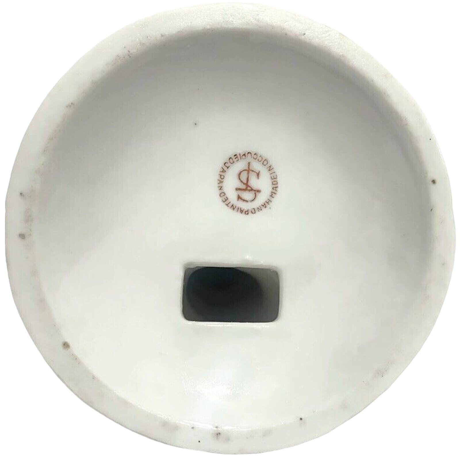 Victorian Porcelain Figurine Hand Painted Occupied Japan Vintage 1950 7.5"