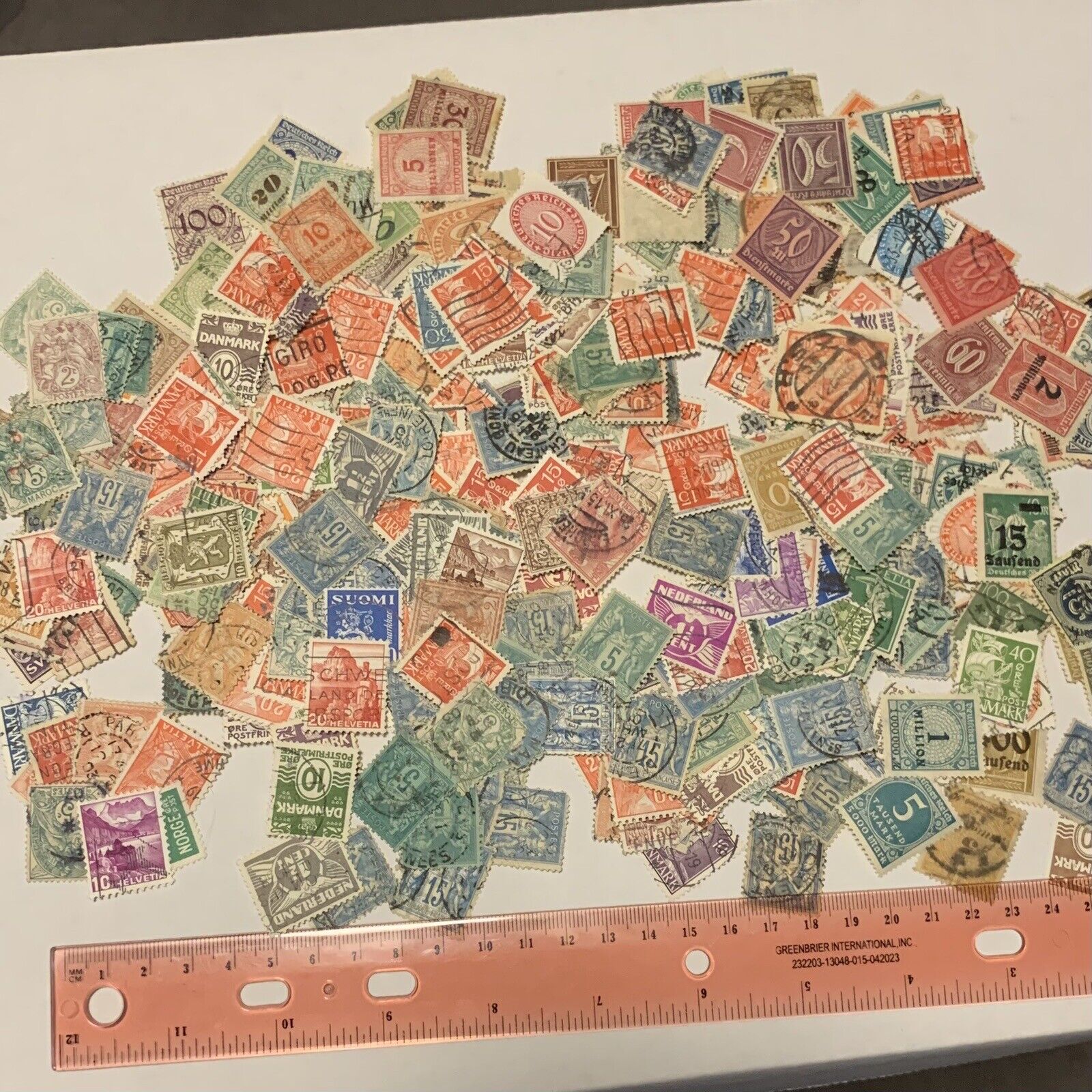 Early 1900’s Old Stamp Collection Lot Of Over 100