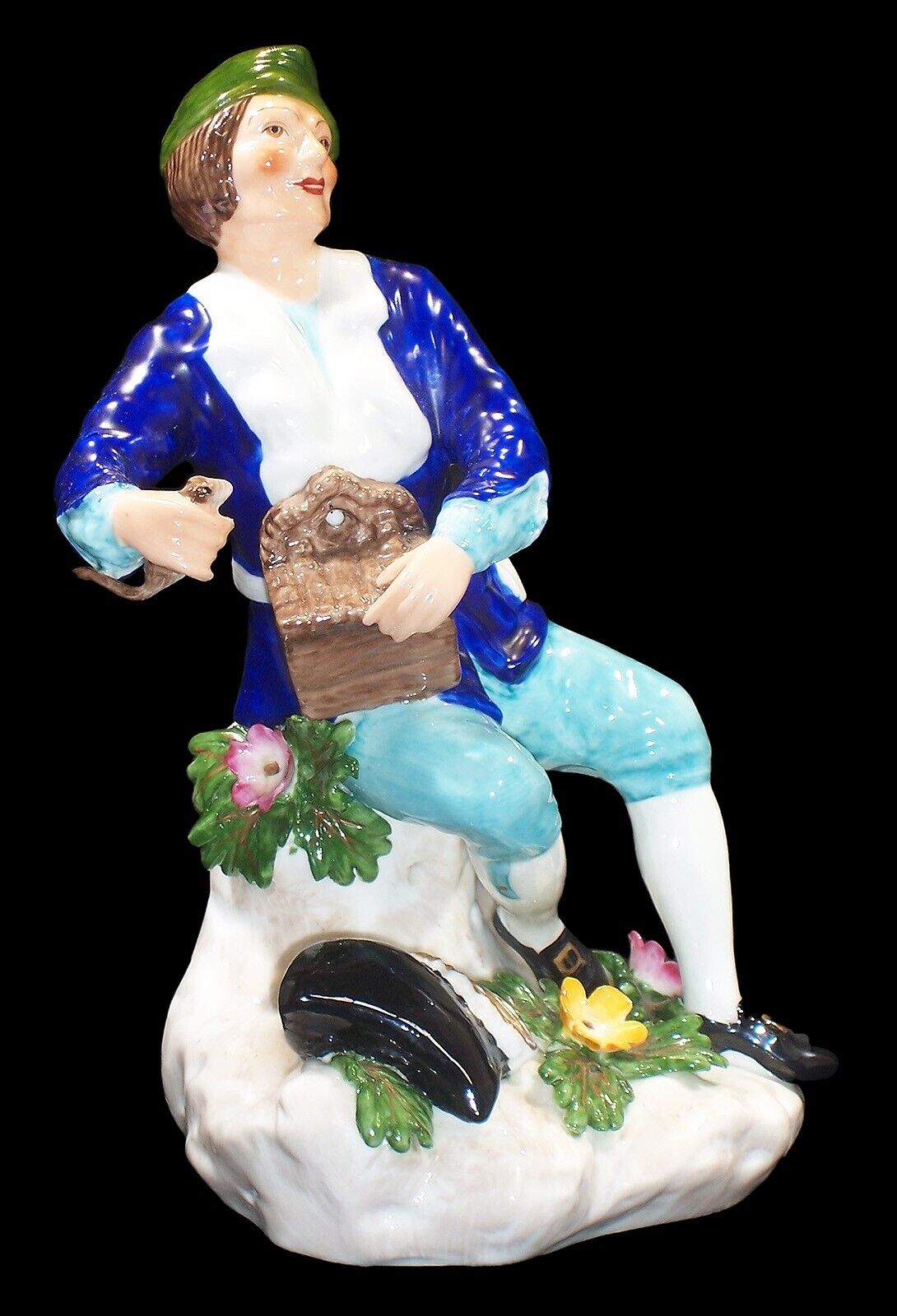 Alton China Co Ltd Bone China Figurine, “The Rat Catcher” Made in England 7”High