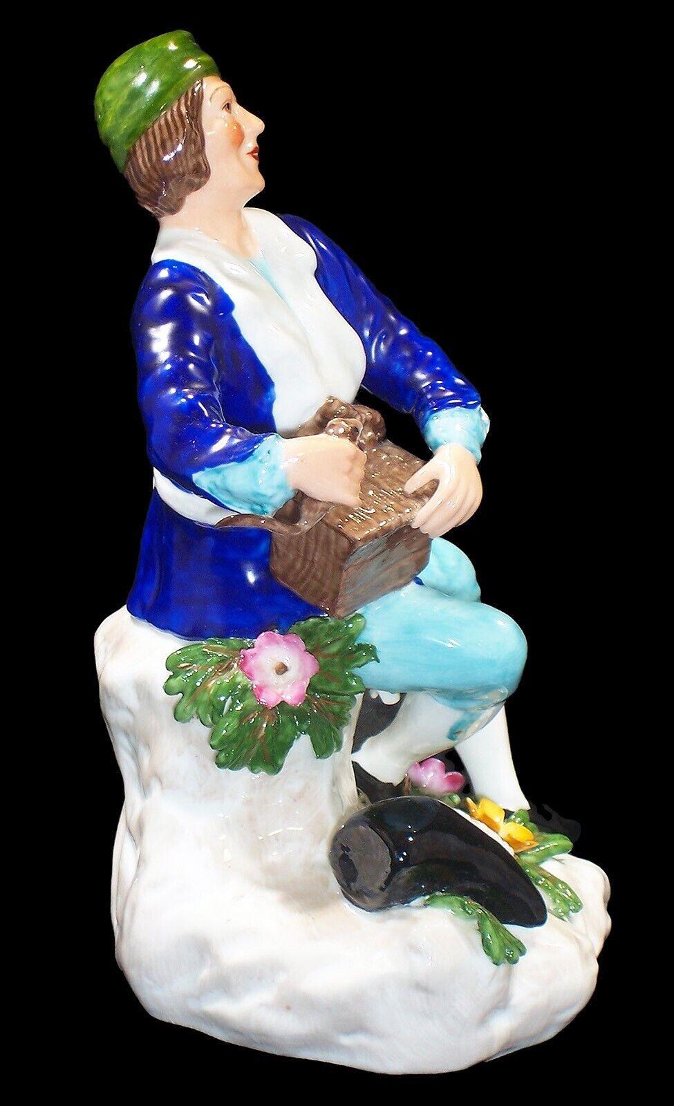 Alton China Co Ltd Bone China Figurine, “The Rat Catcher” Made in England 7”High