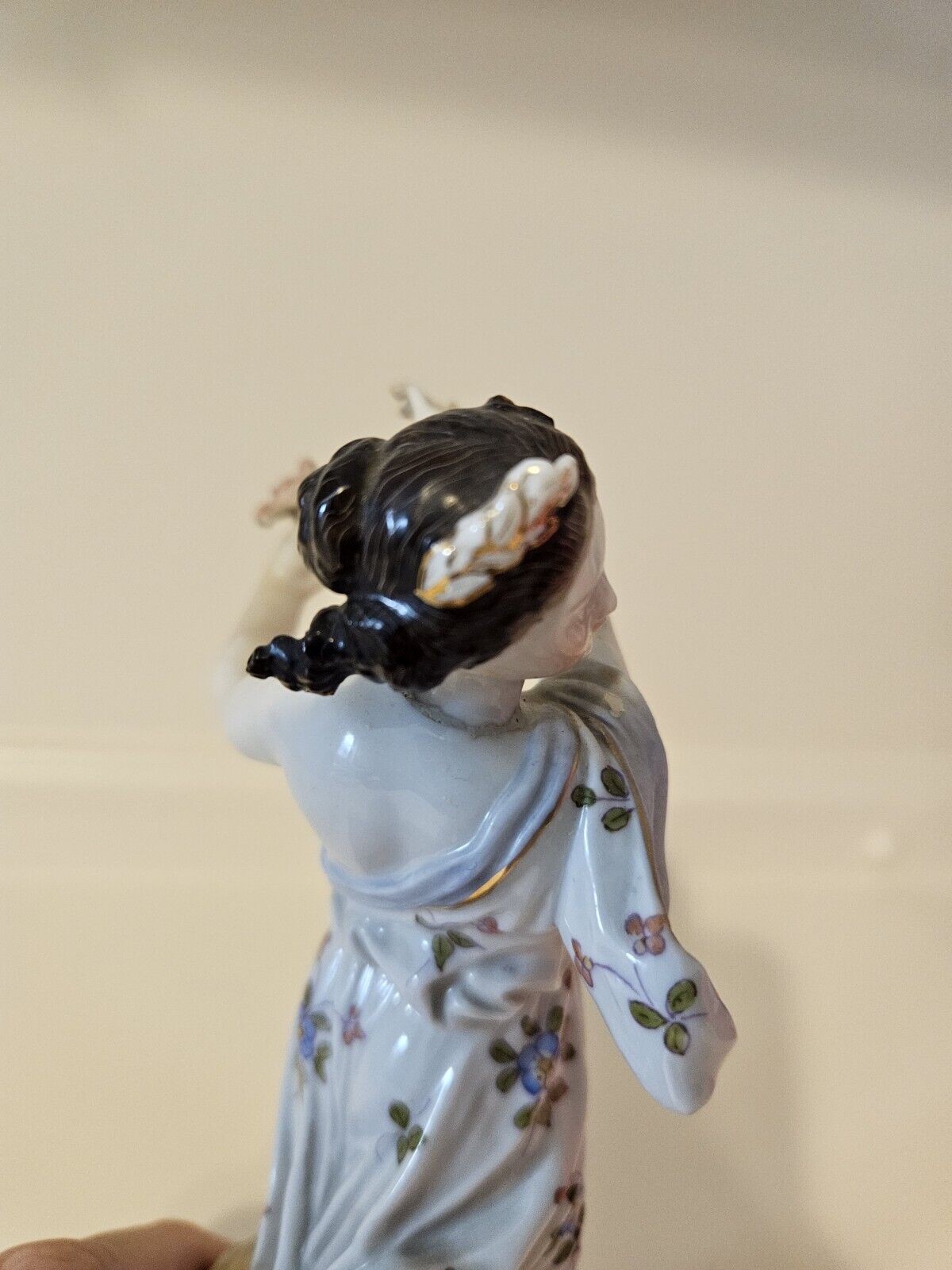 1700's to 1800's Meissen porcelain figurine damage Dancing Lady Germany Antique