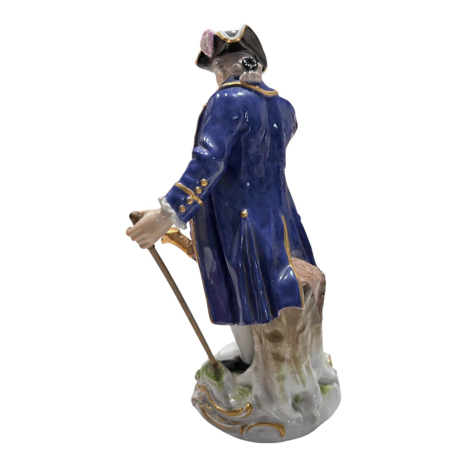 Rare VTG 1700’s Meissen, Figurine Porcelain Cavalier Telescope Collectible