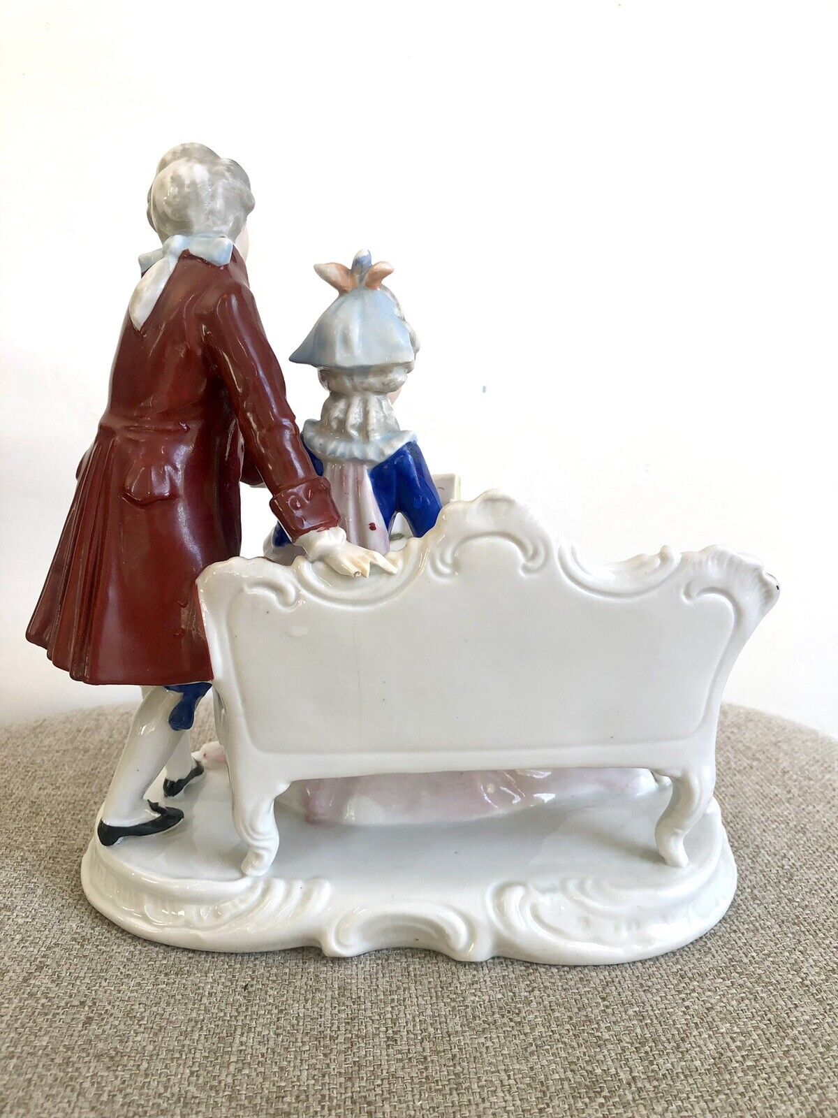 Kunstporzellan Figurine Courting Couple Carl Scheidig Grafenthal Germany 1932-75