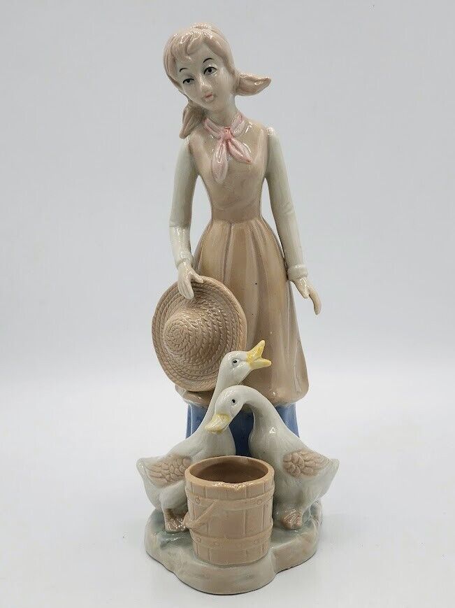 Lot of 7 Vintage Lenwile Ardalt Artware Handmade Porcelain Figurines Taiwan 