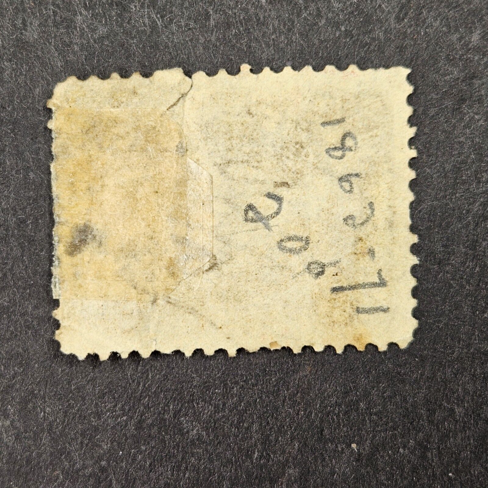1800s 15C EXCHANGE REVEUE STAMP WITH Pen CANCEL