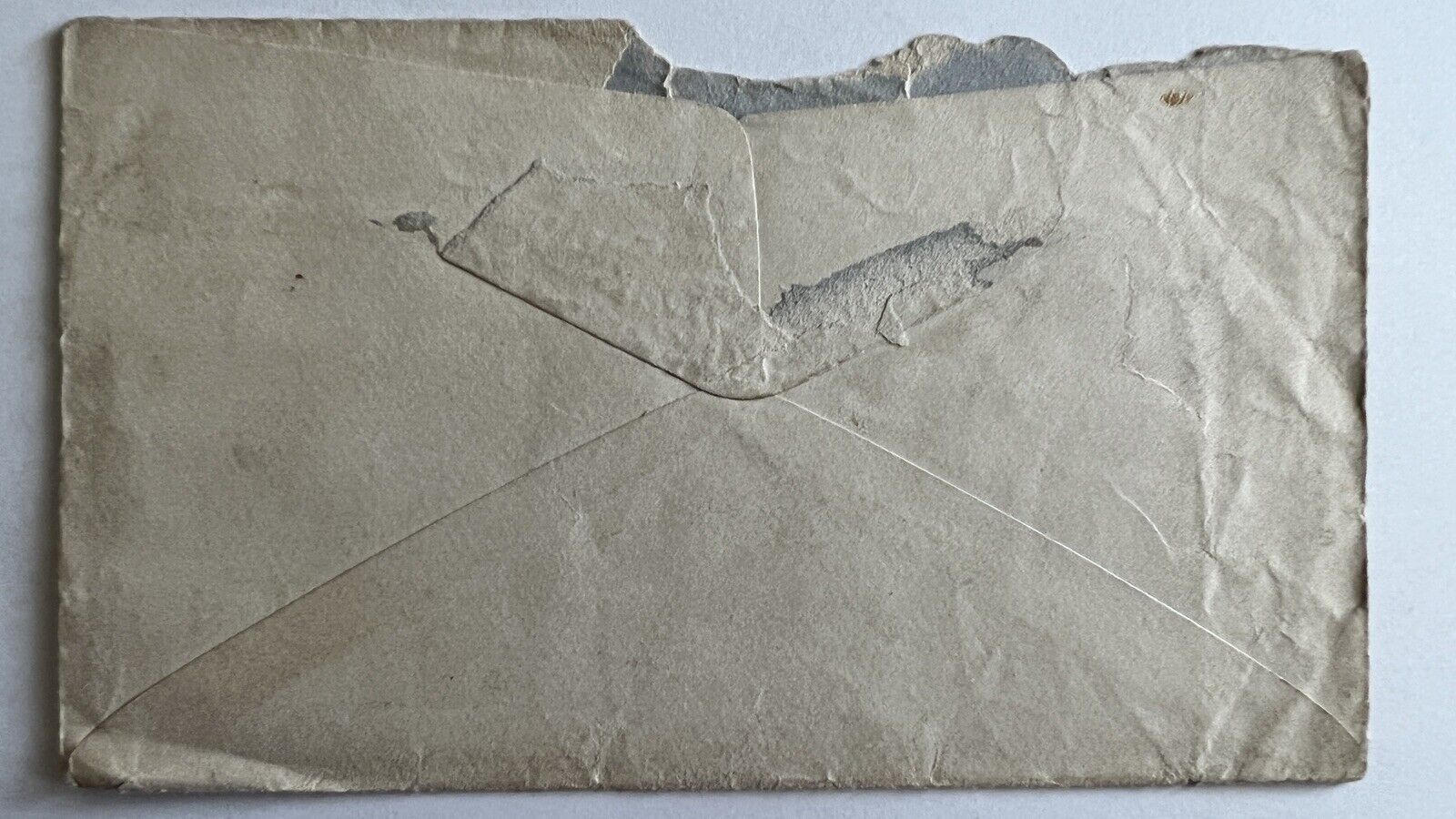 RARE 1800'S US COVER WITH PURPLE WESTEN DOUBLE RINGED CANCEL